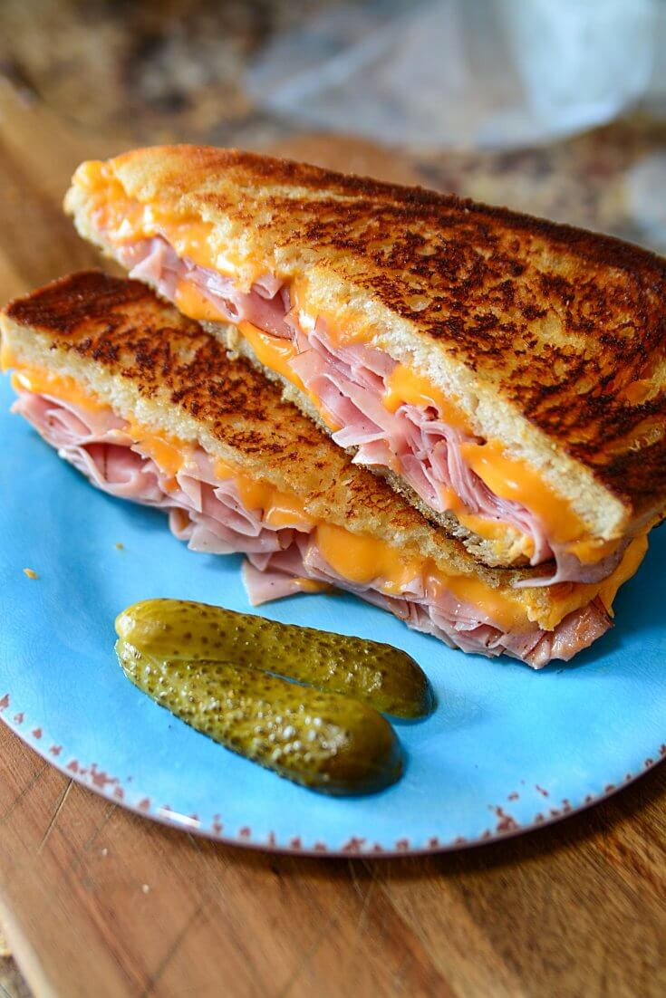 Ham and Cheese Sandwiches Luxury Delicious Grilled Ham and Cheese Sandwich