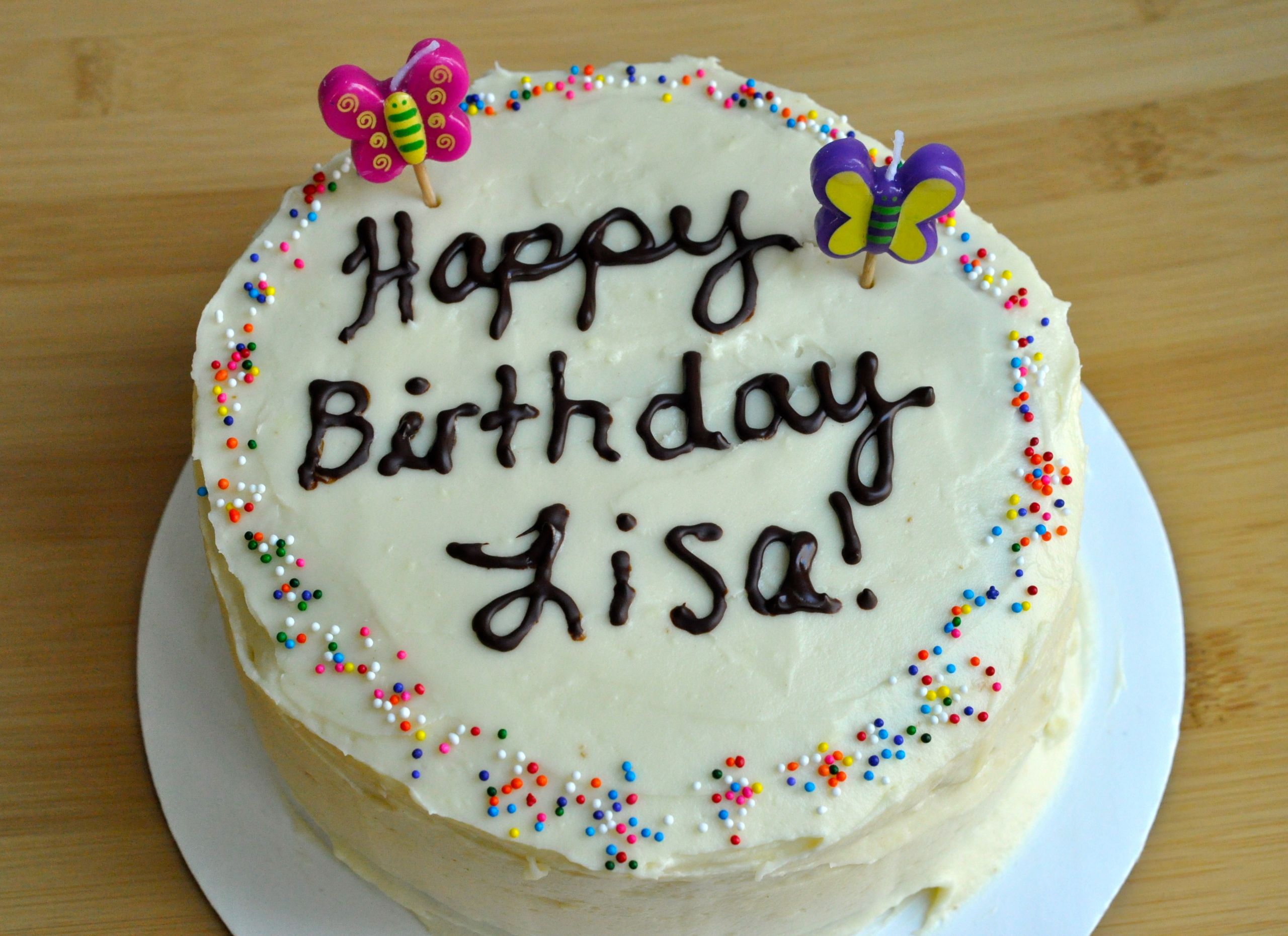 Happy Birthday Lisa Cake Elegant Best Carrot Cake for Lisa