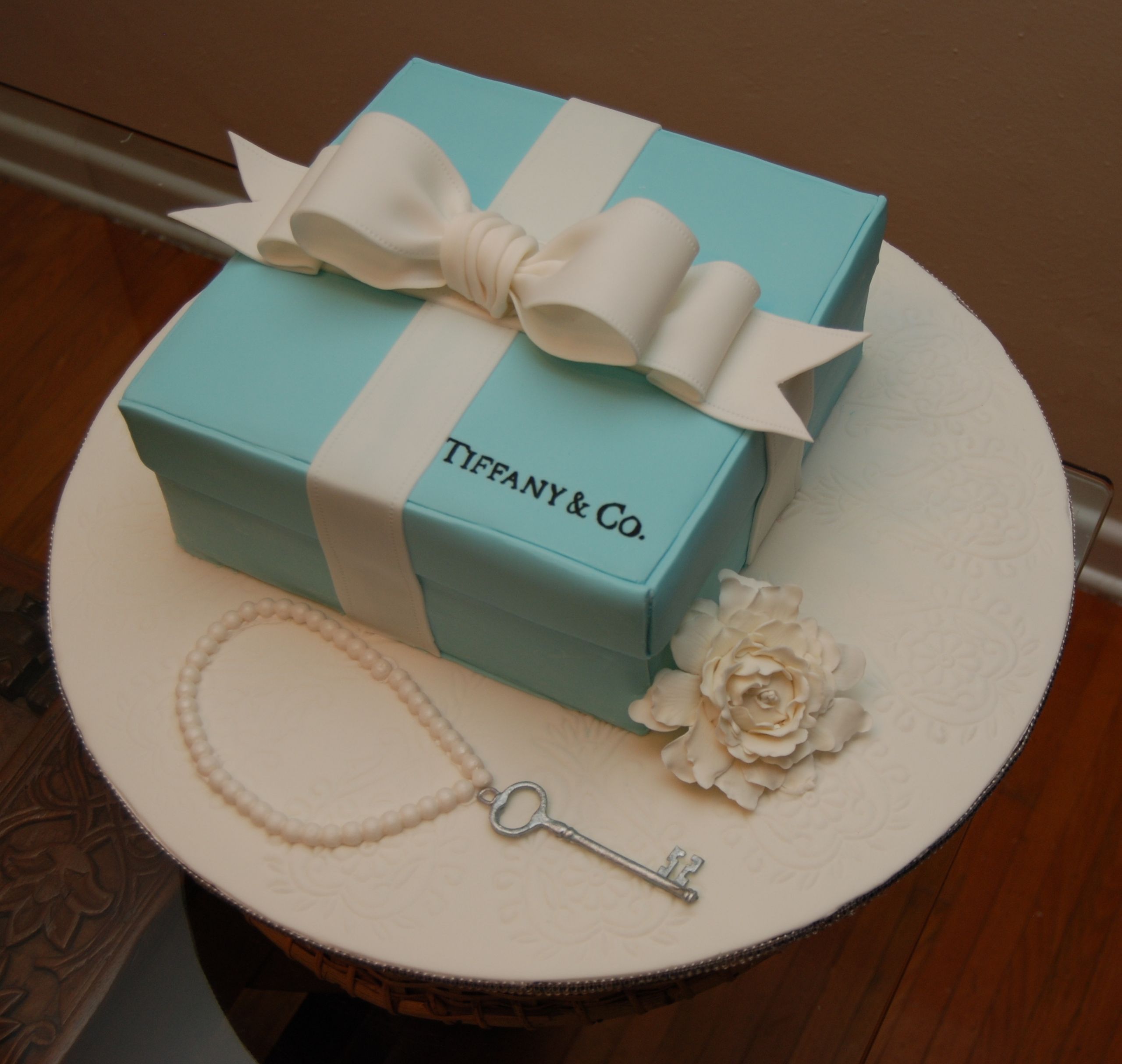 Happy Birthday Tiffany Cake Fresh Tiffany Box Birthday Cake Cakecentral