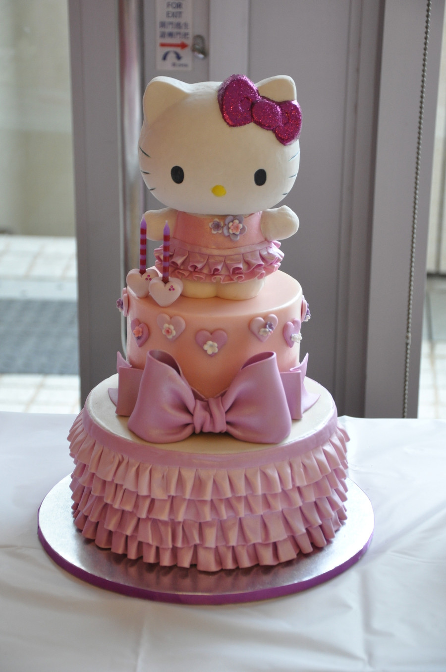 Hello Kitty Birthday Cake Lovely Hello Kitty Cake Cakecentral