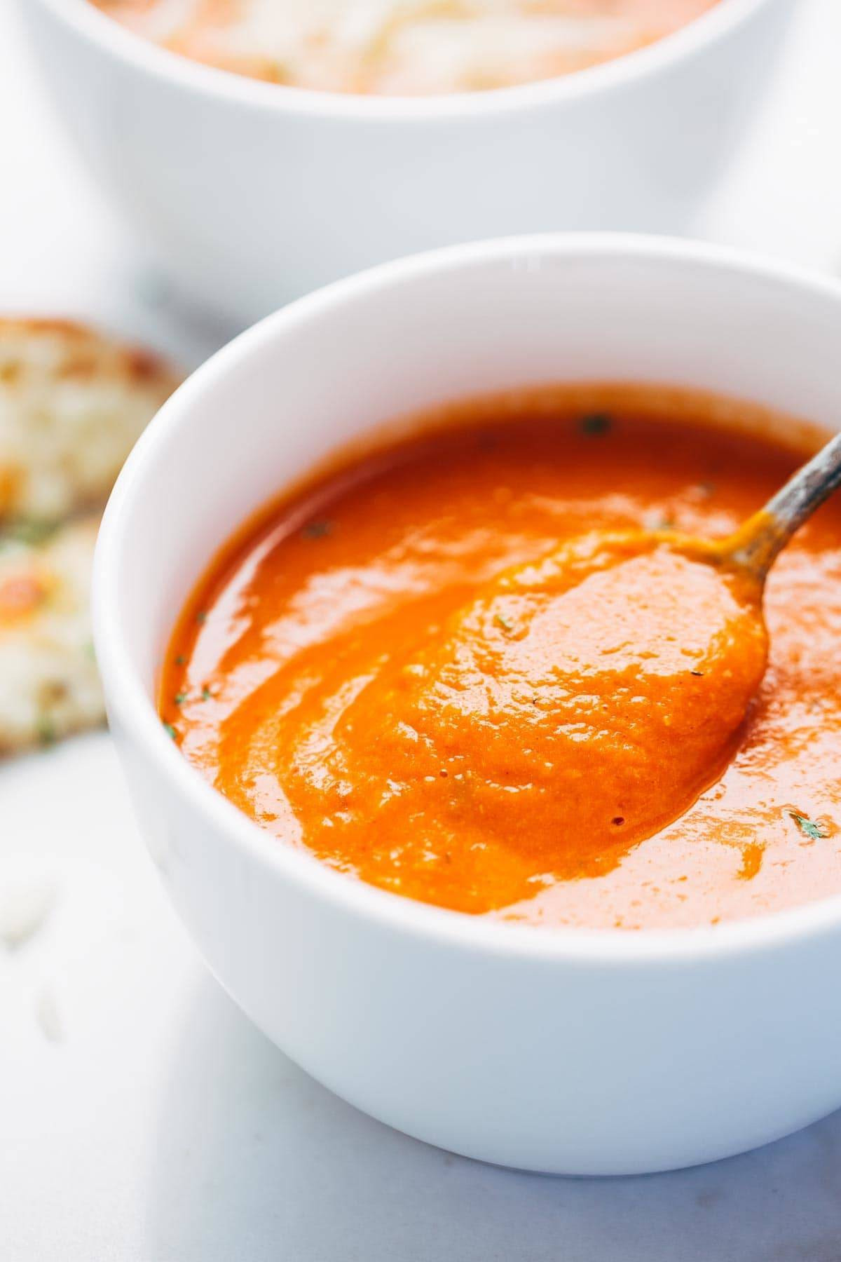 Home Made tomato soup Lovely Simple Homemade tomato soup Recipe Pinch Of Yum