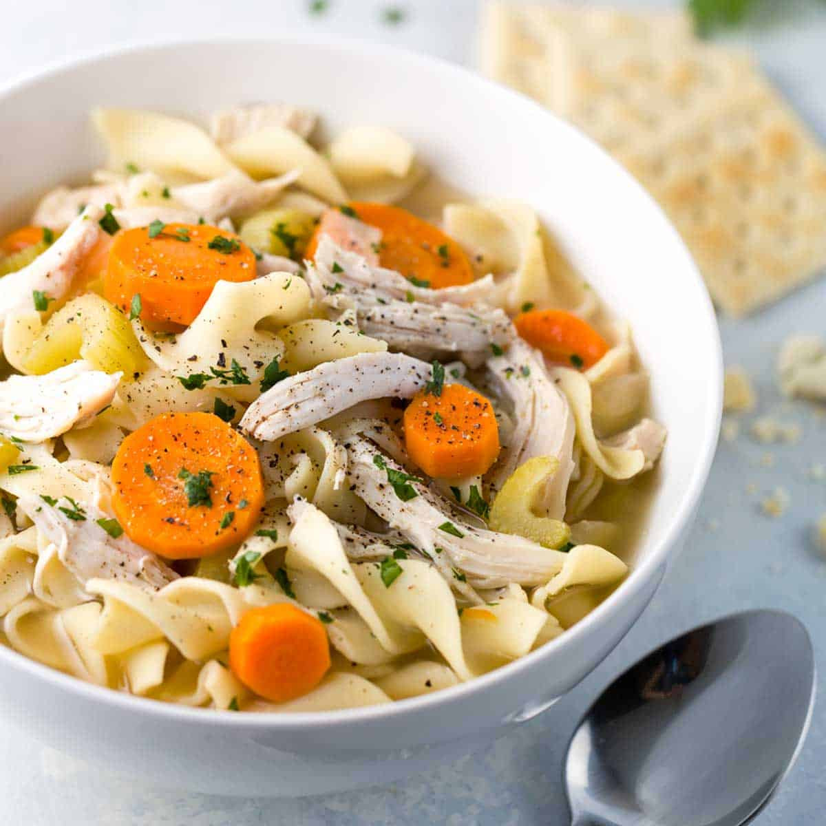 Homemade Chicken Noodle soup Slow Cooker Awesome Easy Slow Cooker Chicken Noodle soup Recipe