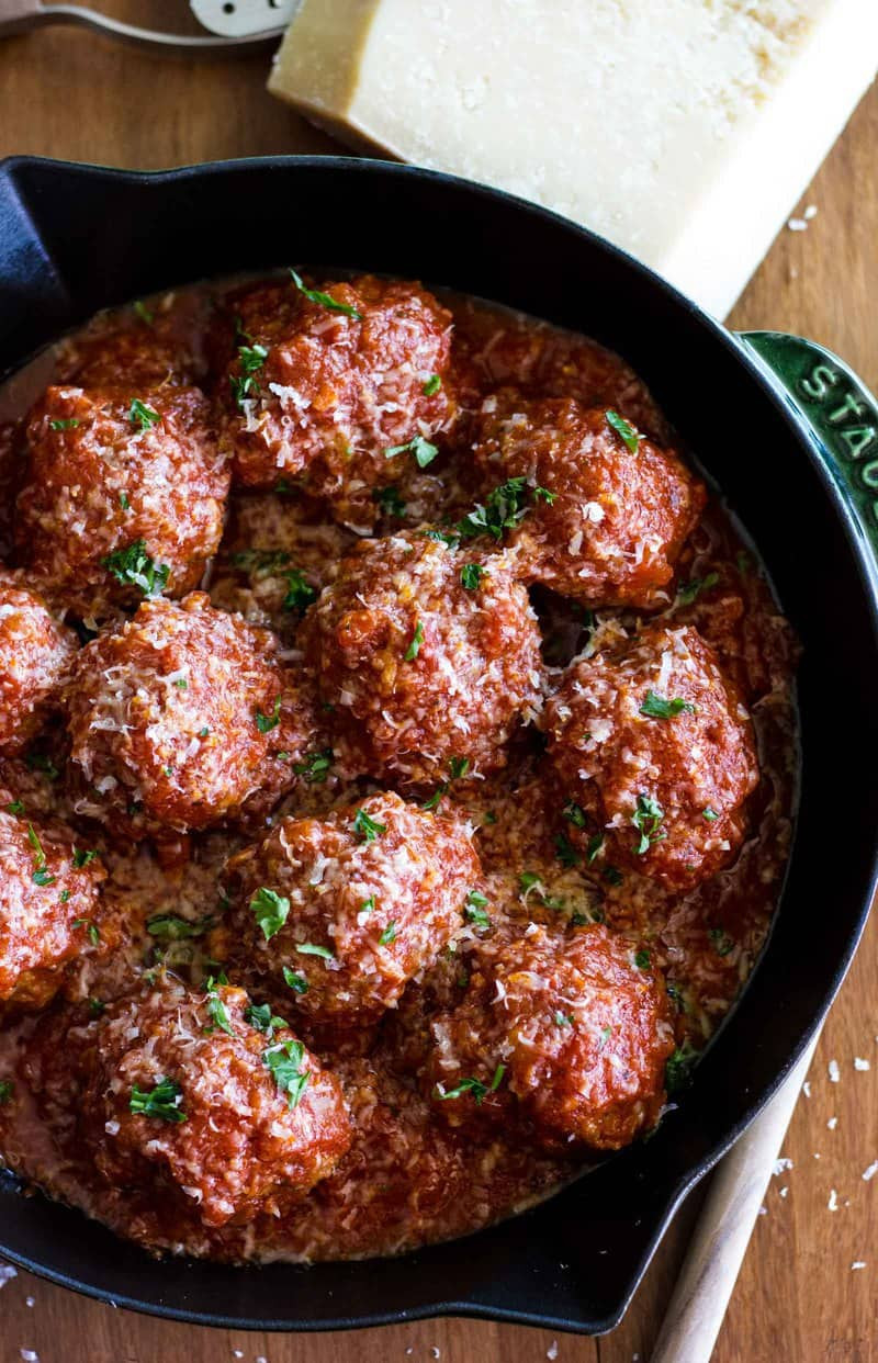 Top 15 Most Popular Homemade Italian Meatballs Recipes