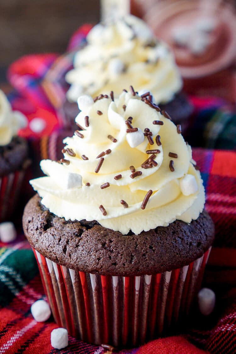 Top 15 Most Shared Hot Chocolate Cupcakes