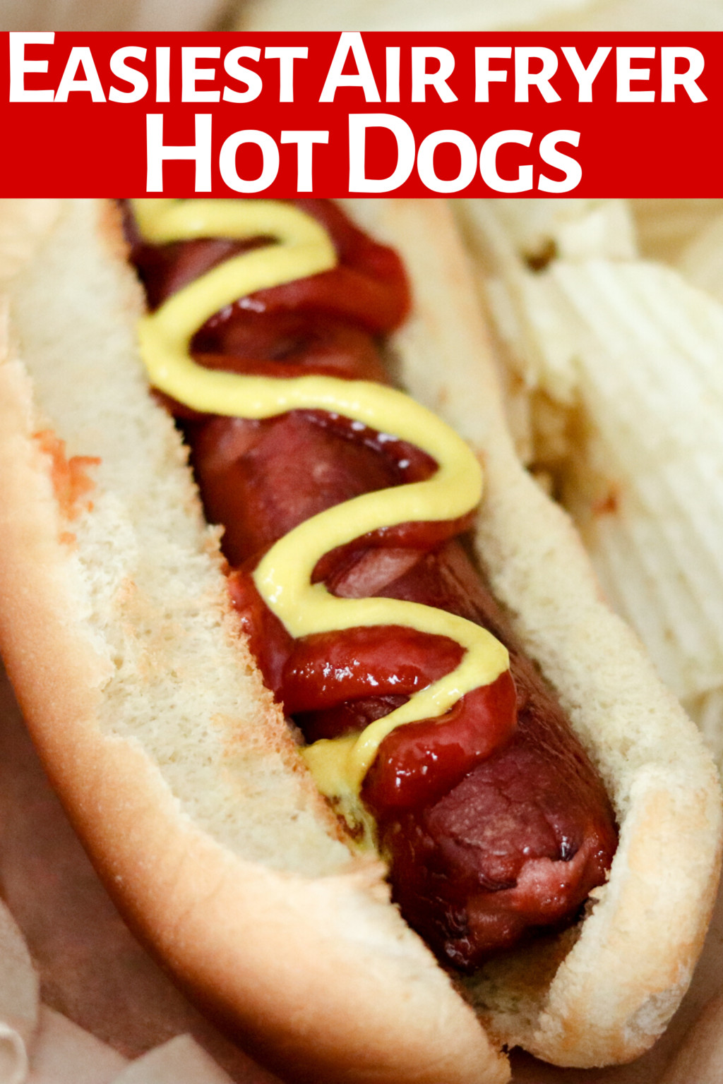 Hot Dogs In the Air Fryer Beautiful Air Fryer Hot Dogs • Domestic Superhero
