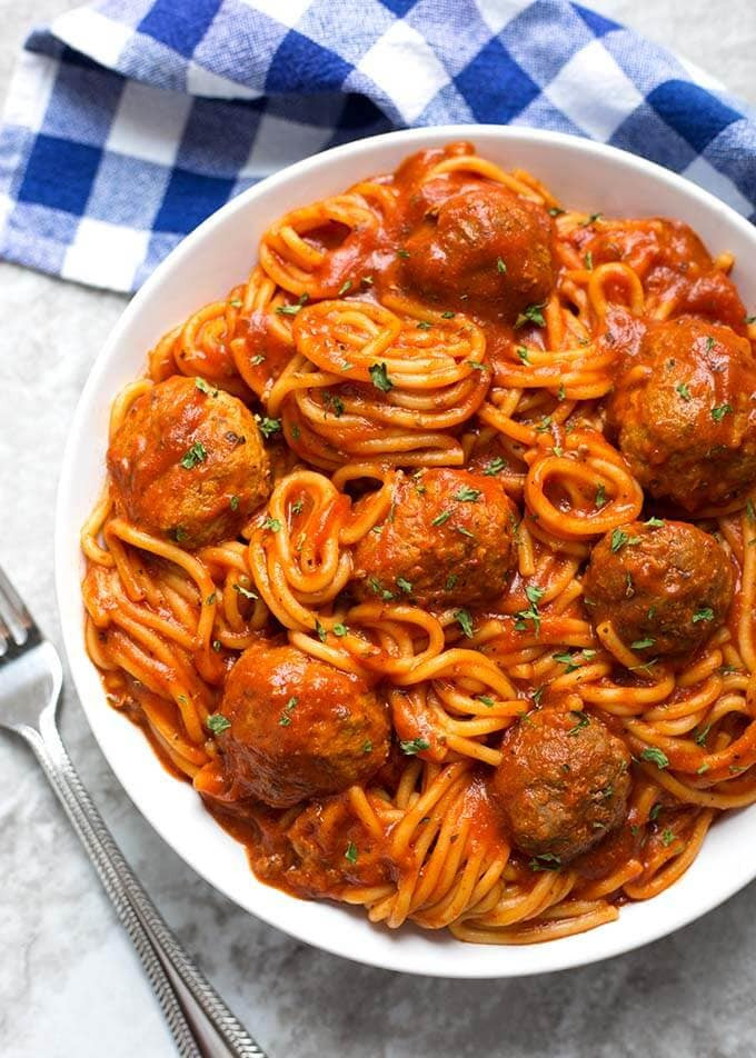 Instant Pot Spaghetti and Meatballs New Instant Pot Spaghetti and Meatballs