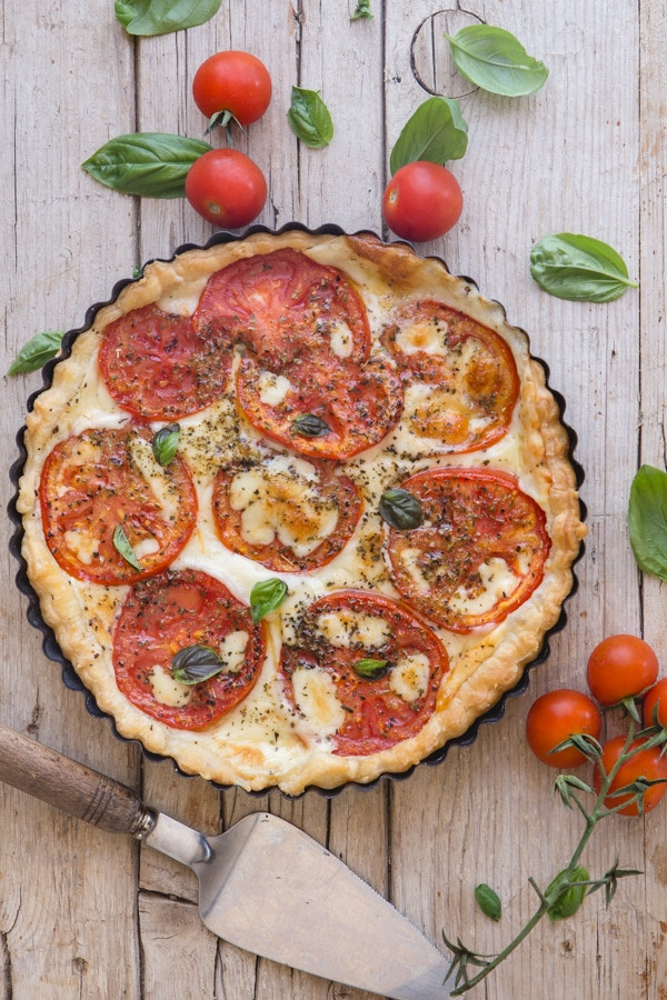 Italian tomato Pie Recipes Fresh Easy Italian Fresh tomato Cheese Pie