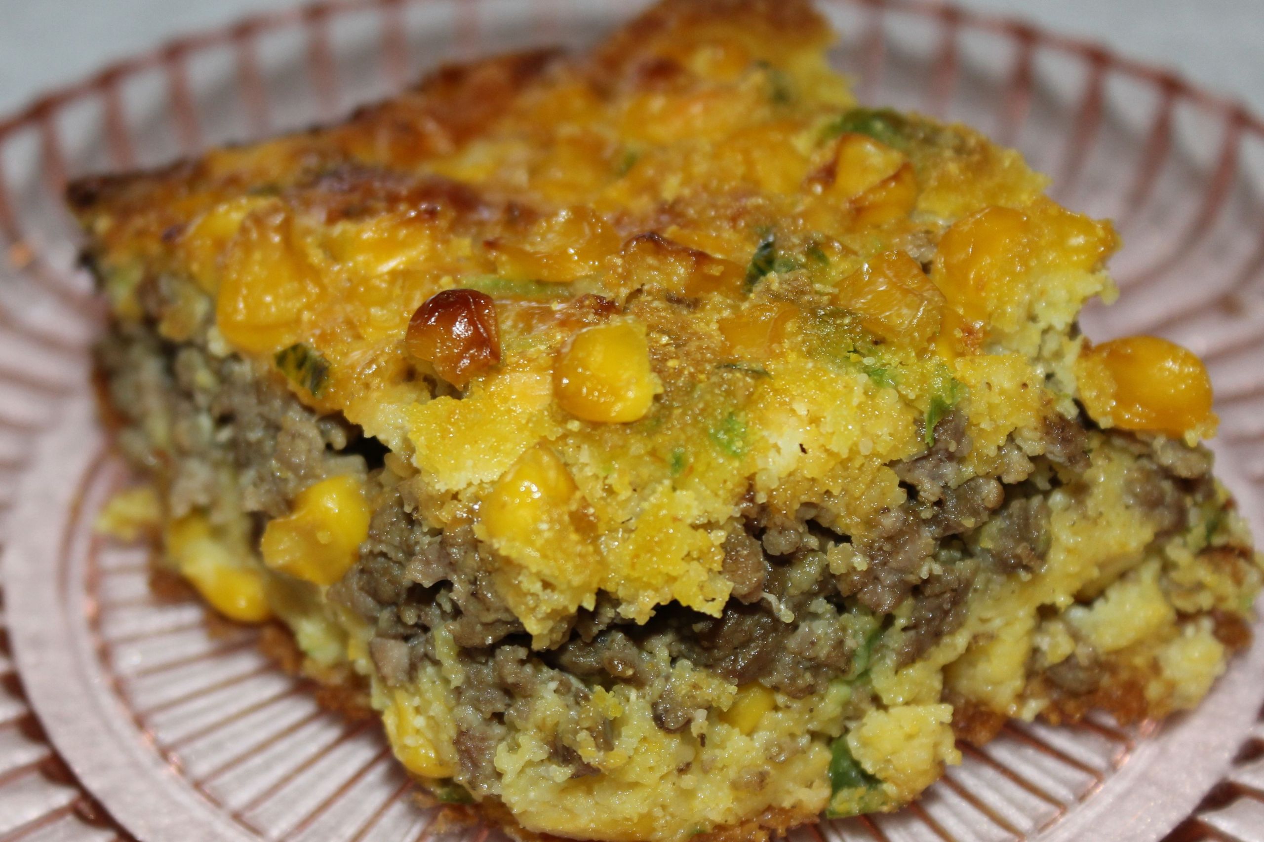The Most Satisfying Jiffy Mexican Cornbread with Ground Beef