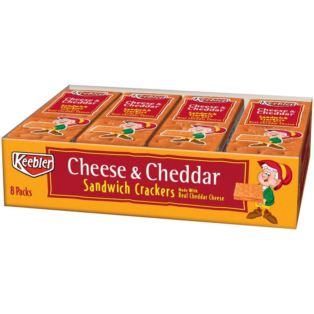 Keebler Cheese Crackers Lovely Keebler Sandwich Crackers Cheese &amp; Cheddar 1 38 Oz 8 Ct