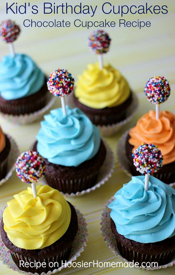 The Best Kids Birthday Cupcakes