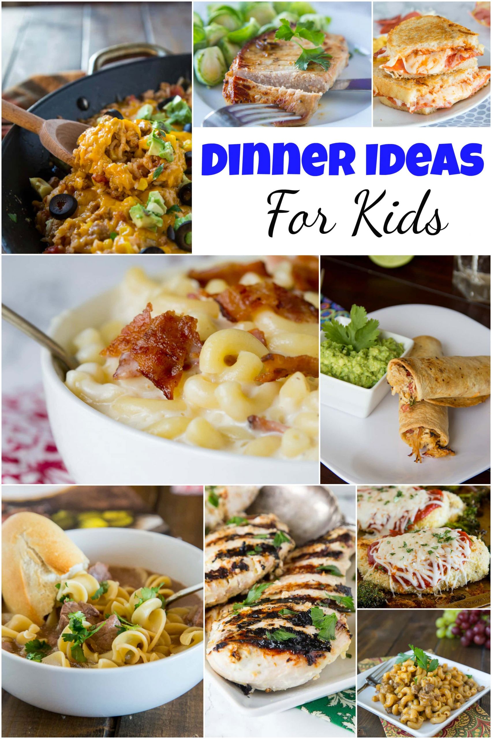 Kids Dinner Receipes New Dinner Ideas for Kids Dinners Dishes and Desserts