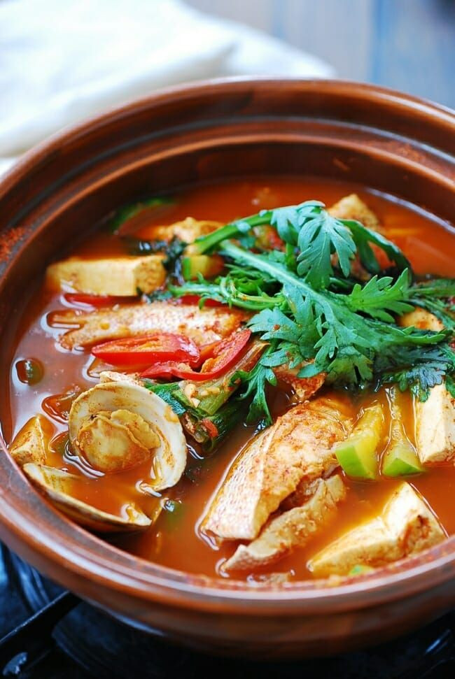 Korean Fish Stew Beautiful Maeuntang Korean Spicy Fish Stew