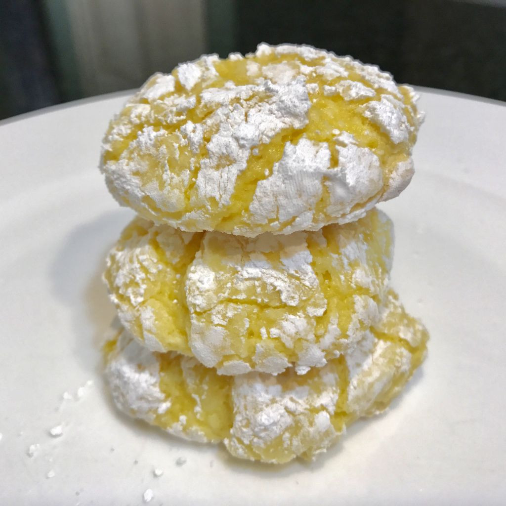 Lemon Crackle Cookies Recipe Elegant Lemon Crackle Cookies