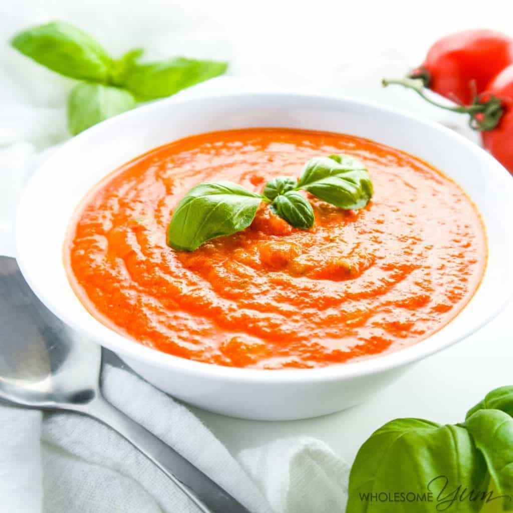 Low Carb tomato soup Best Of 5 Ingre Nt Roasted tomato soup Low Carb Gluten Free
