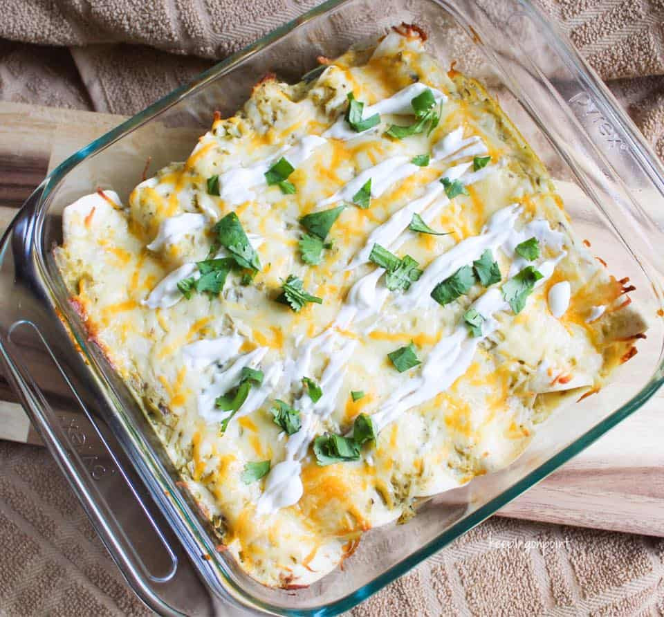 Homemade Low Fat Chicken Enchiladas
 : Best Ever and so Easy