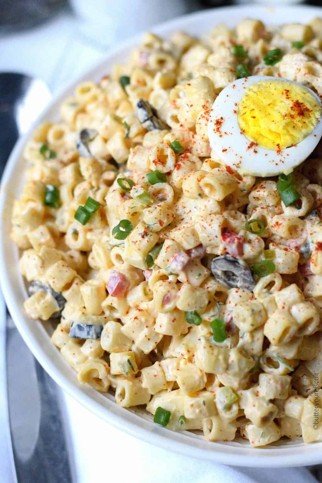 The Best Macaroni Salad Recipe with Egg