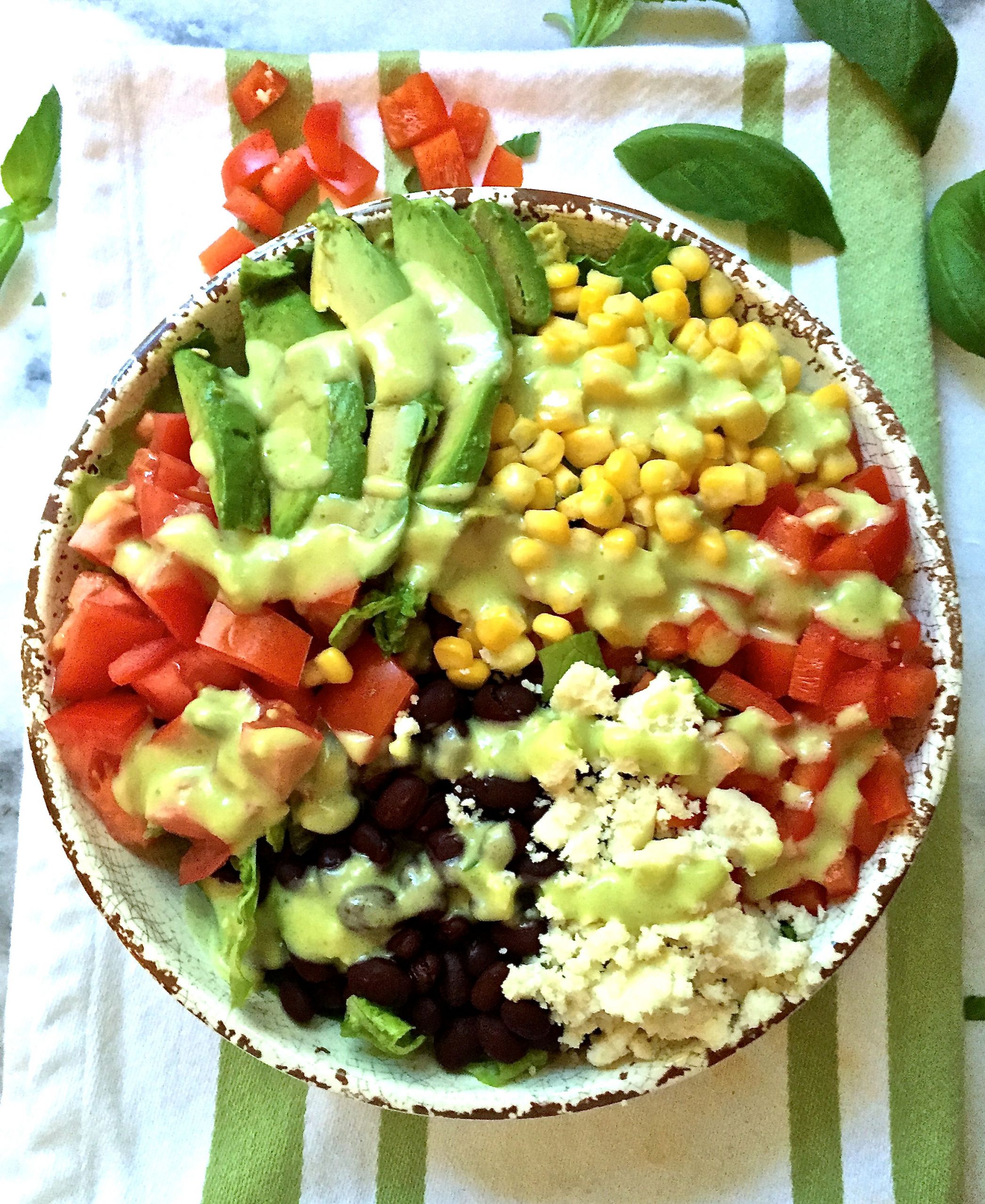 Mexican Salad Dressing Recipes Elegant Mexican Chopped Salad with Honey Lime Dressing