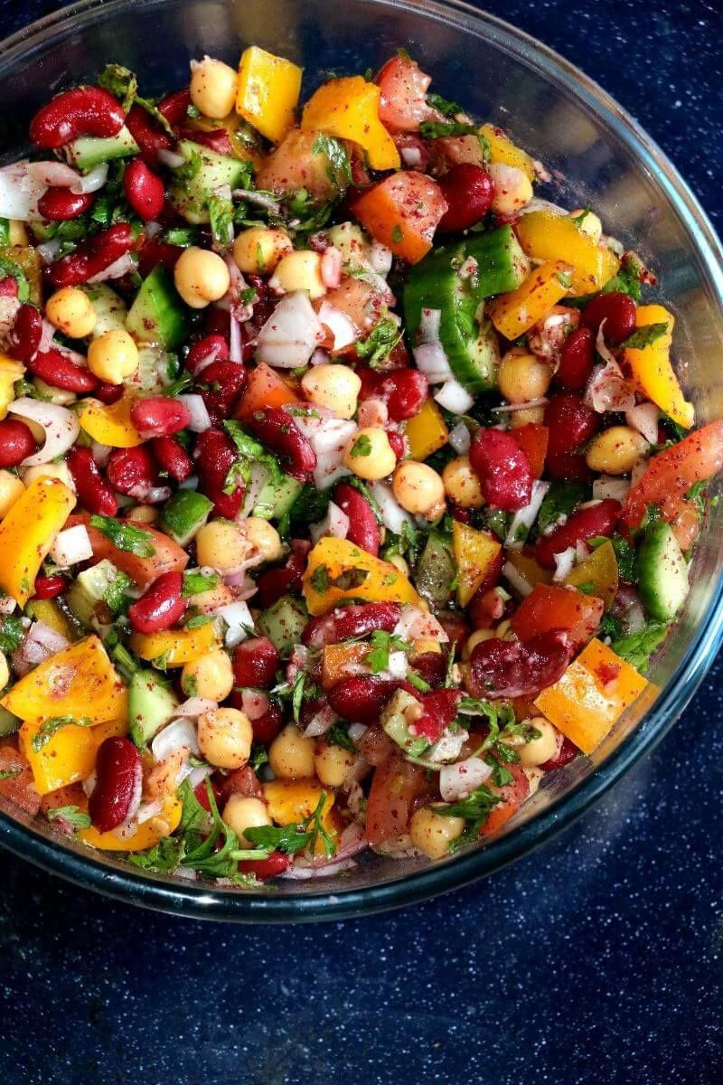 Middle East Vegetarian Recipes Elegant Middle Eastern Bean Salad Balela Bean Salad