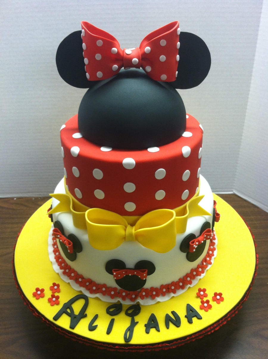 Minnie Mouse Birthday Cake Inspirational Minnie Mouse Birthday Cakecentral