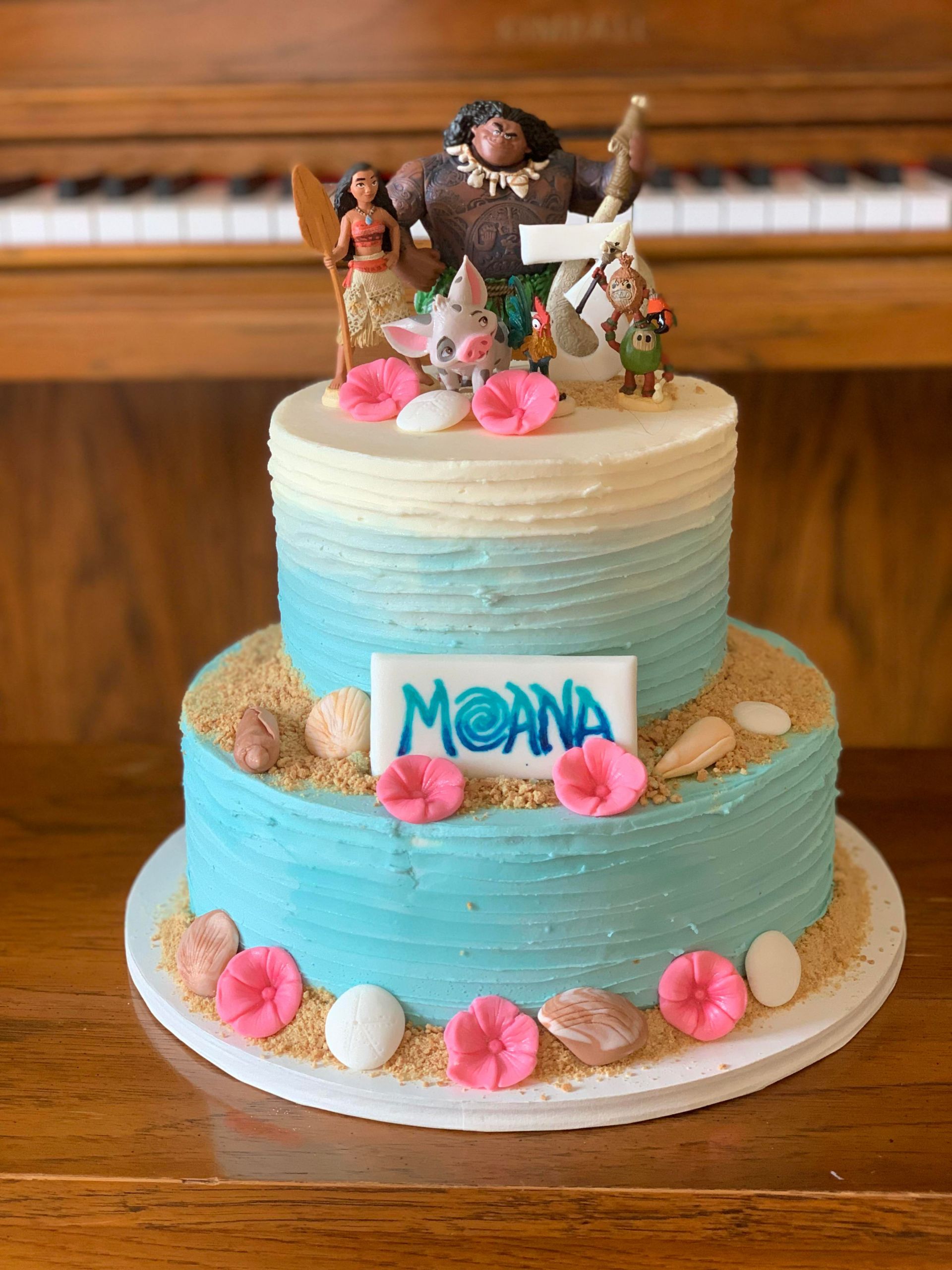15 Amazing Moana Birthday Cake