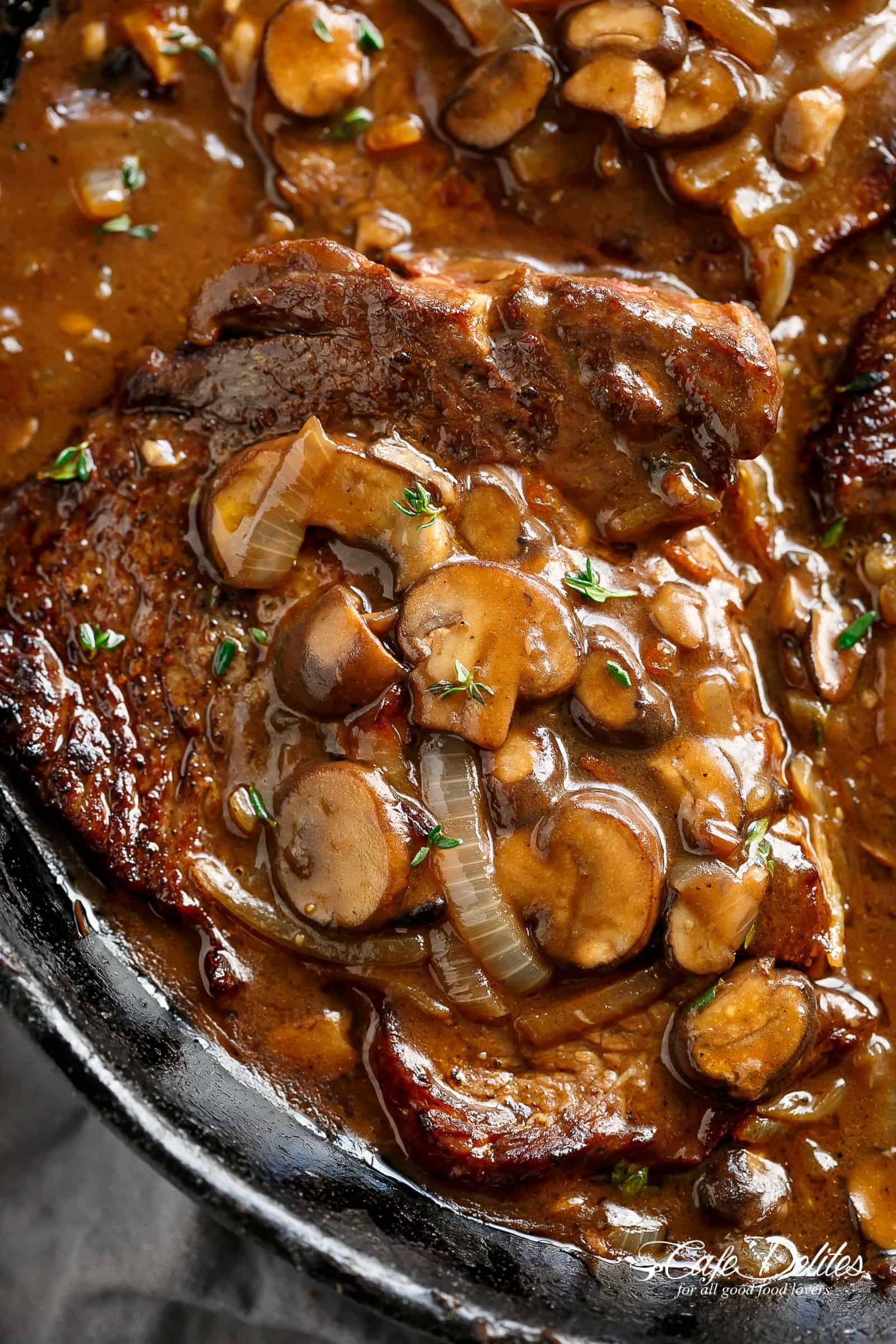 Mushrooms Gravy for Steak Unique Ribeye Steaks with Mushroom Gravy – Cravings Happen