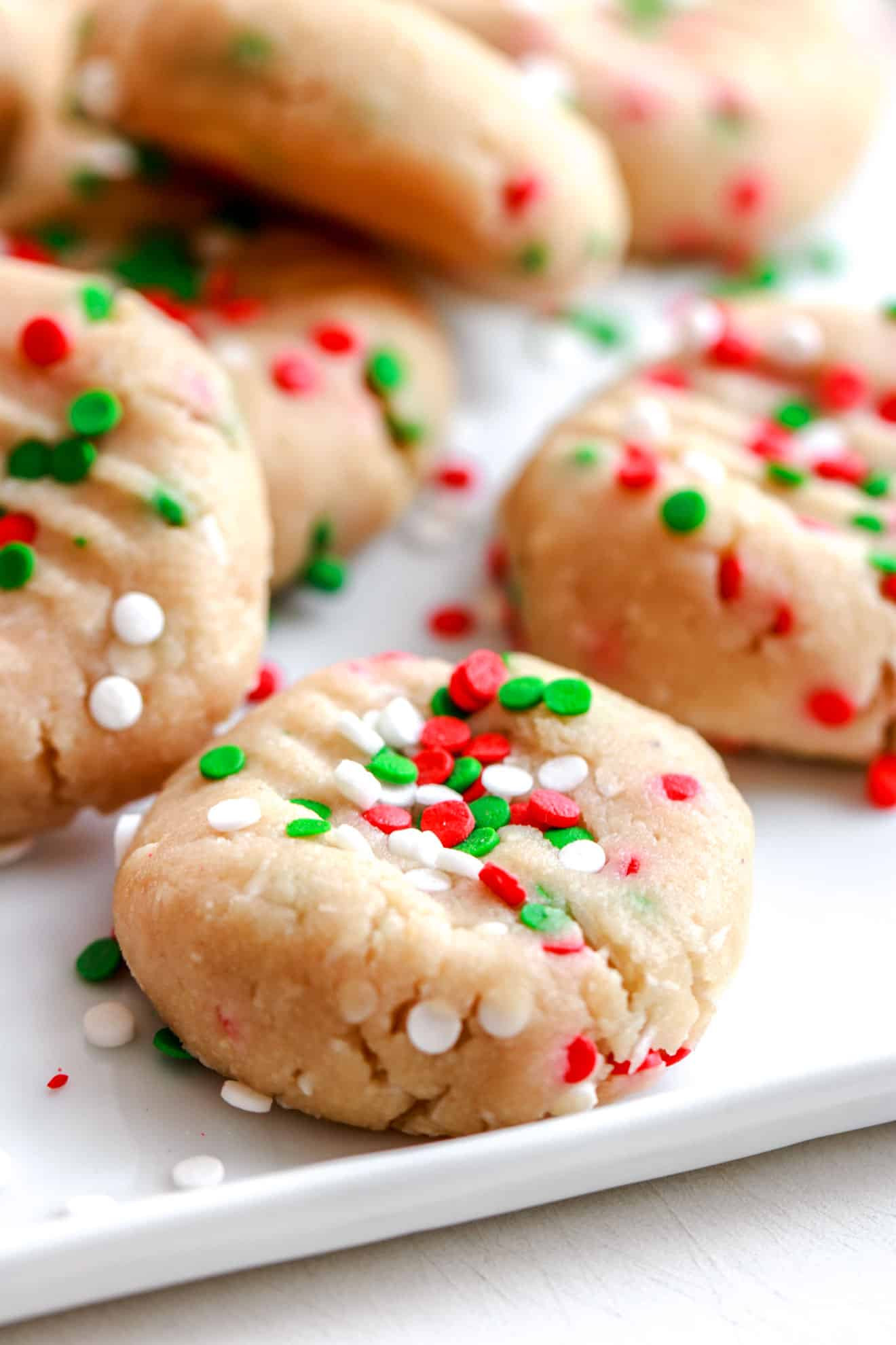 No Baking Christmas Treats Elegant No Bake Christmas Sprinkle Cookies the toasted Pine Nut