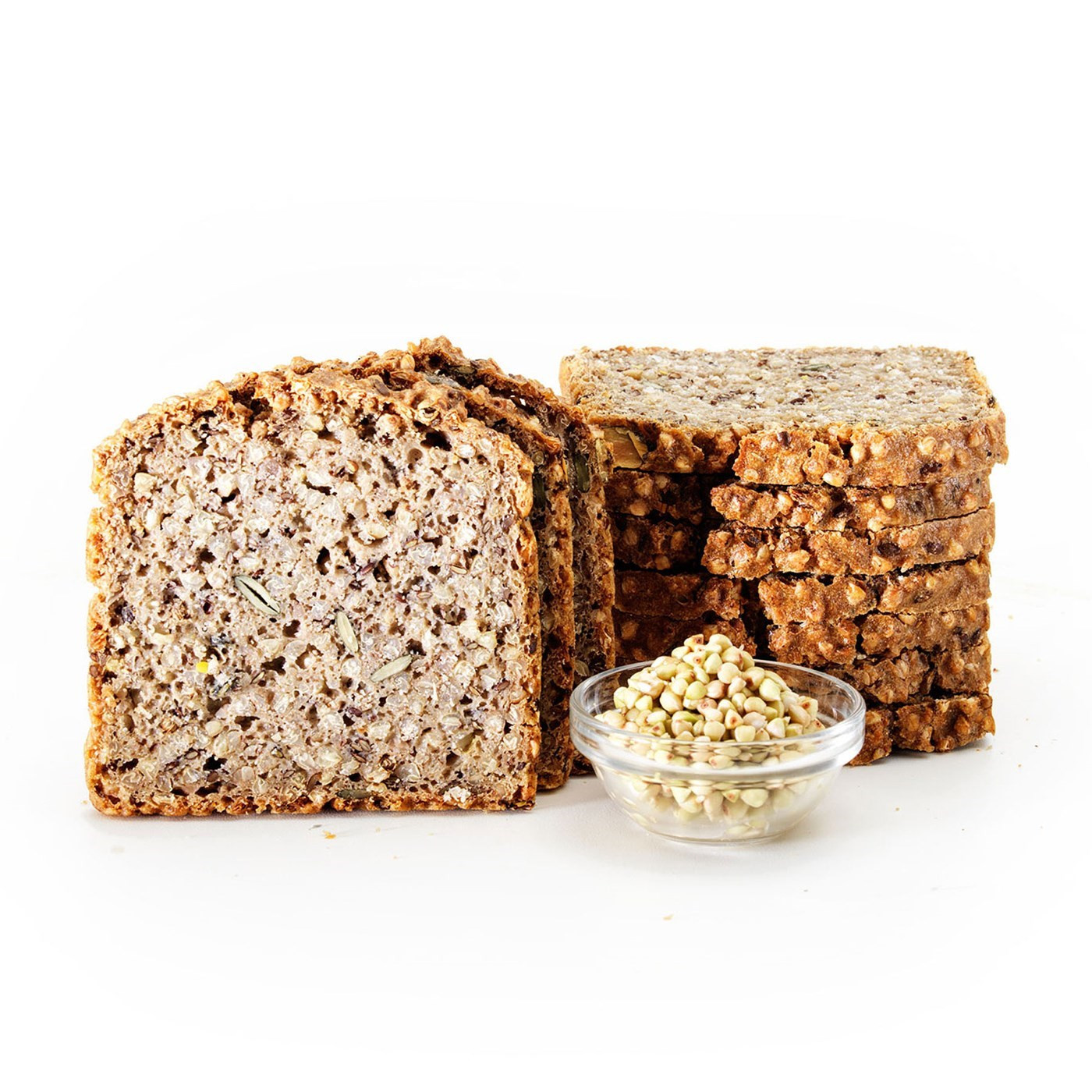 Organic Gluten Free Bread Awesome organic Gluten Free Buckwheat &amp; Linseed Sprouted Sliced Bread