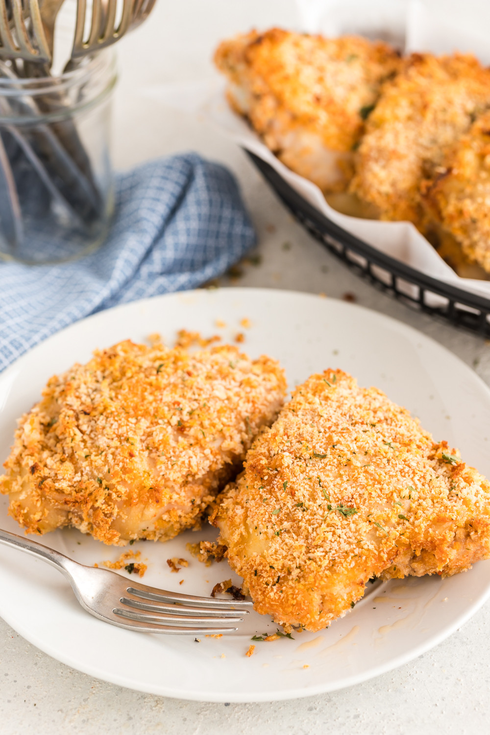 Delicious Panko Oven Fried Chicken