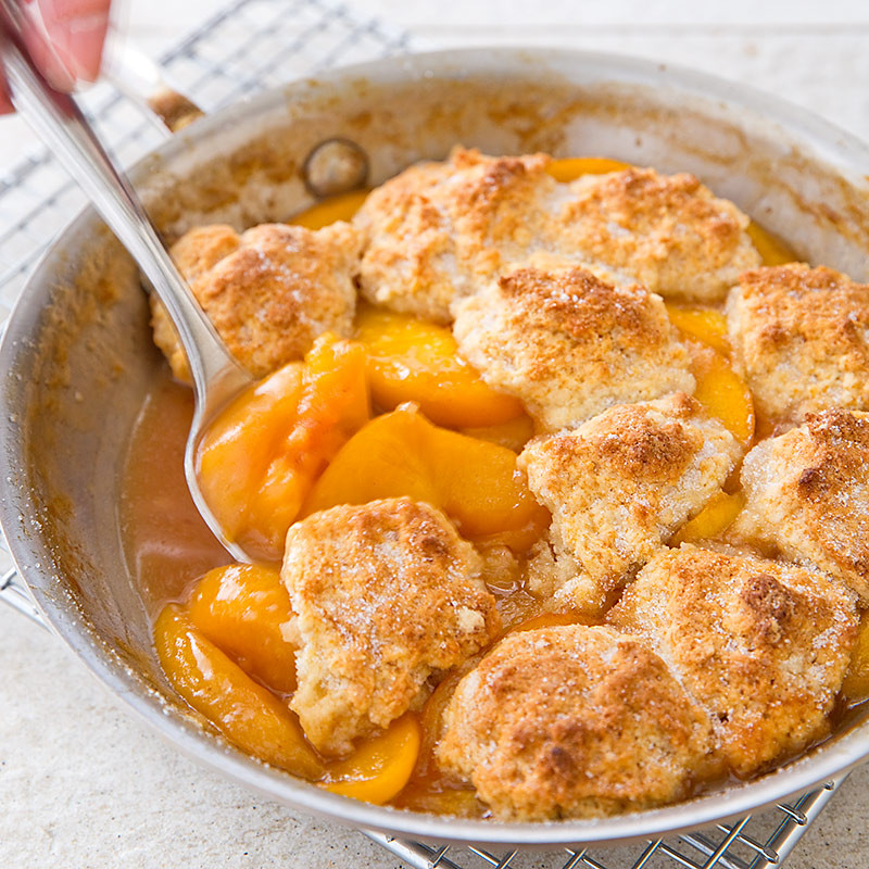Best Peach Cobbler for Two