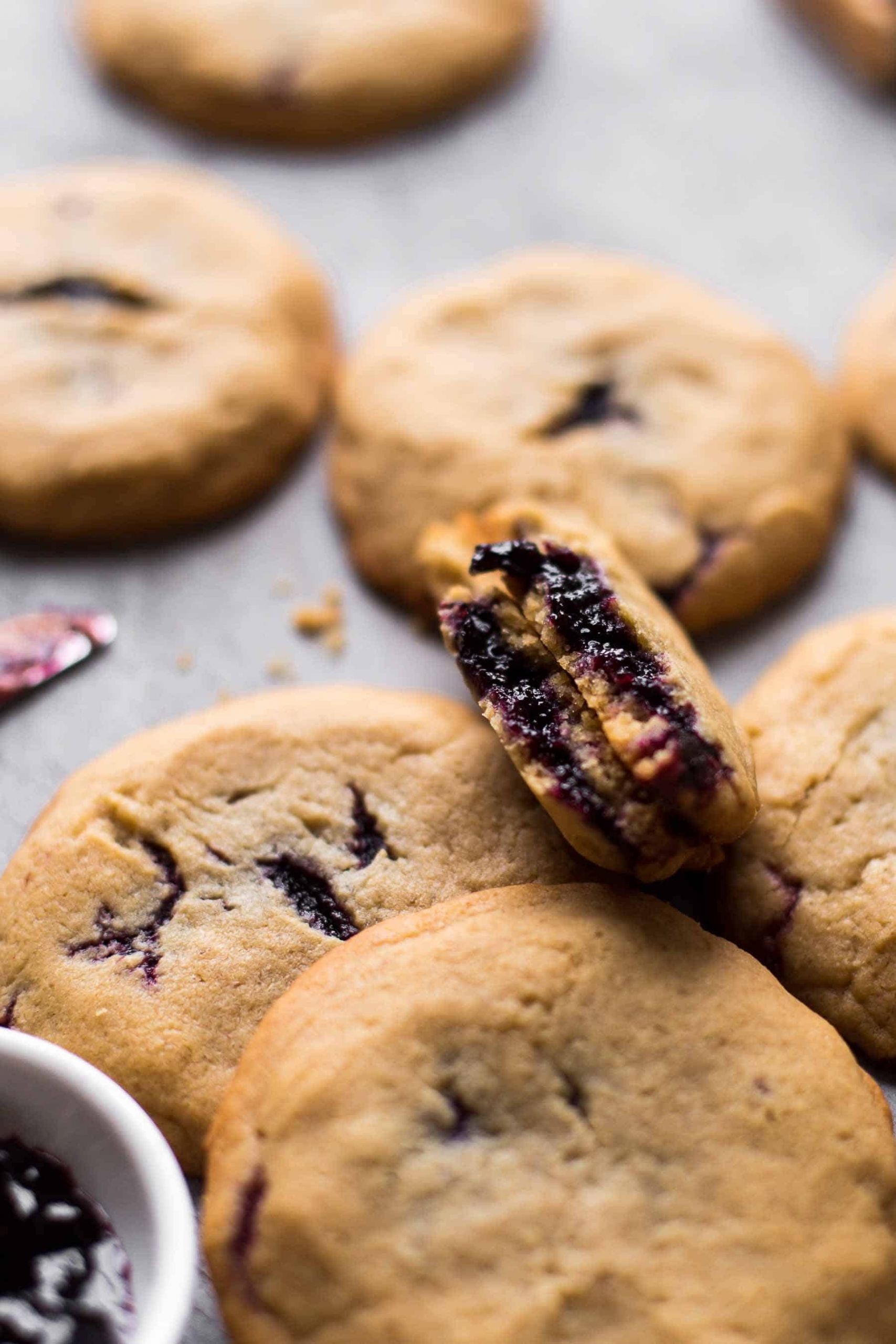 The Most Satisfying Peanut butter Jelly Cookies