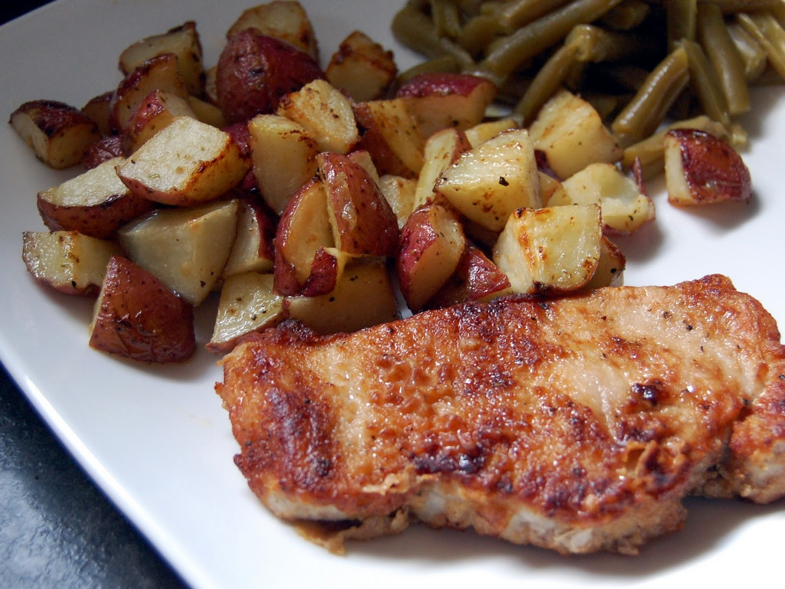 Pork Chops and Potatoes Best Of Cassie Craves Two Packet Pork Chops and Ranch Roasted