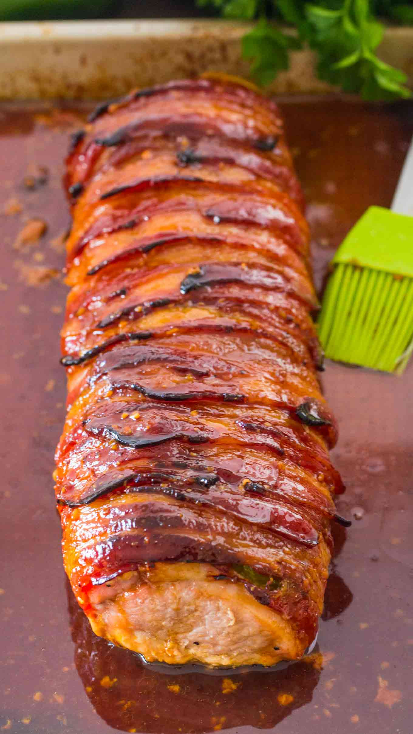 Pork Loin Wrapped In Bacon Awesome Bacon Wrapped Pork Tenderloin Sweet and Savory Meals
