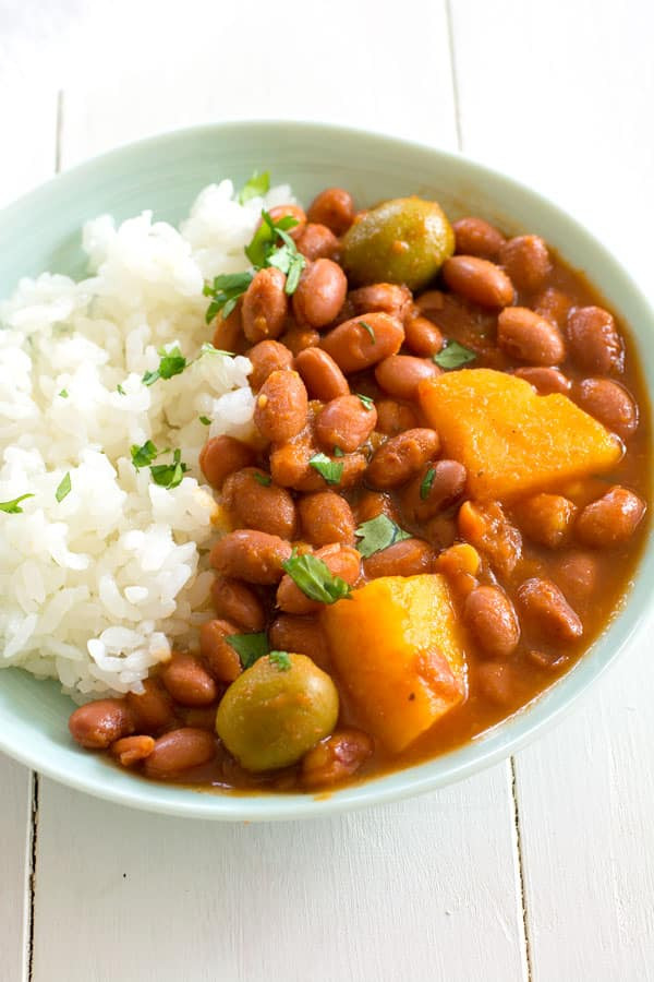 Delicious Puerto Rican Beans and Rice