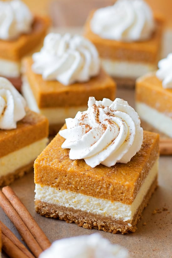 Our 15 Favorite Pumpkin Cheesecake Bars Recipe
 Of All Time