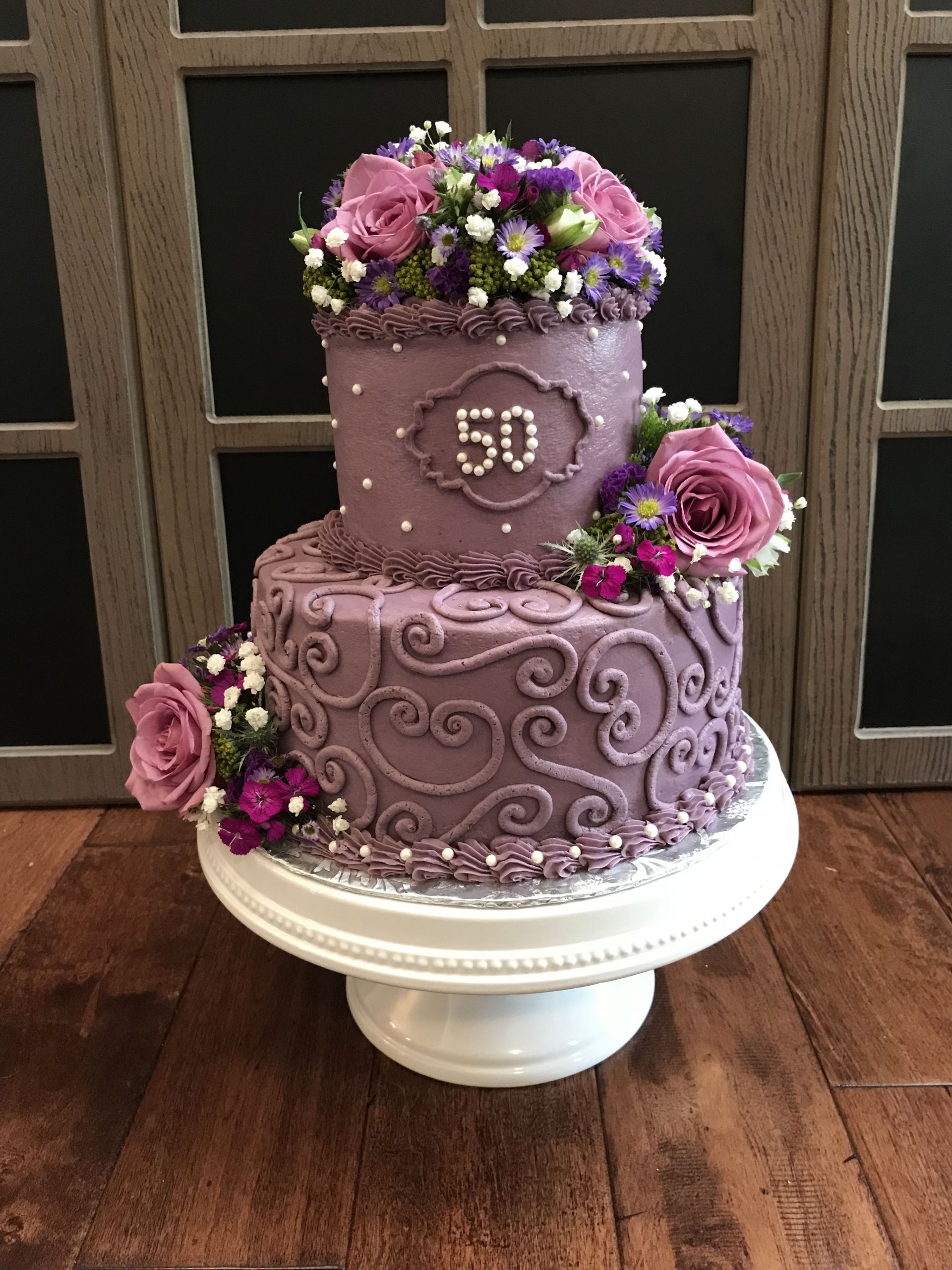Best 15 Purple Birthday Cake