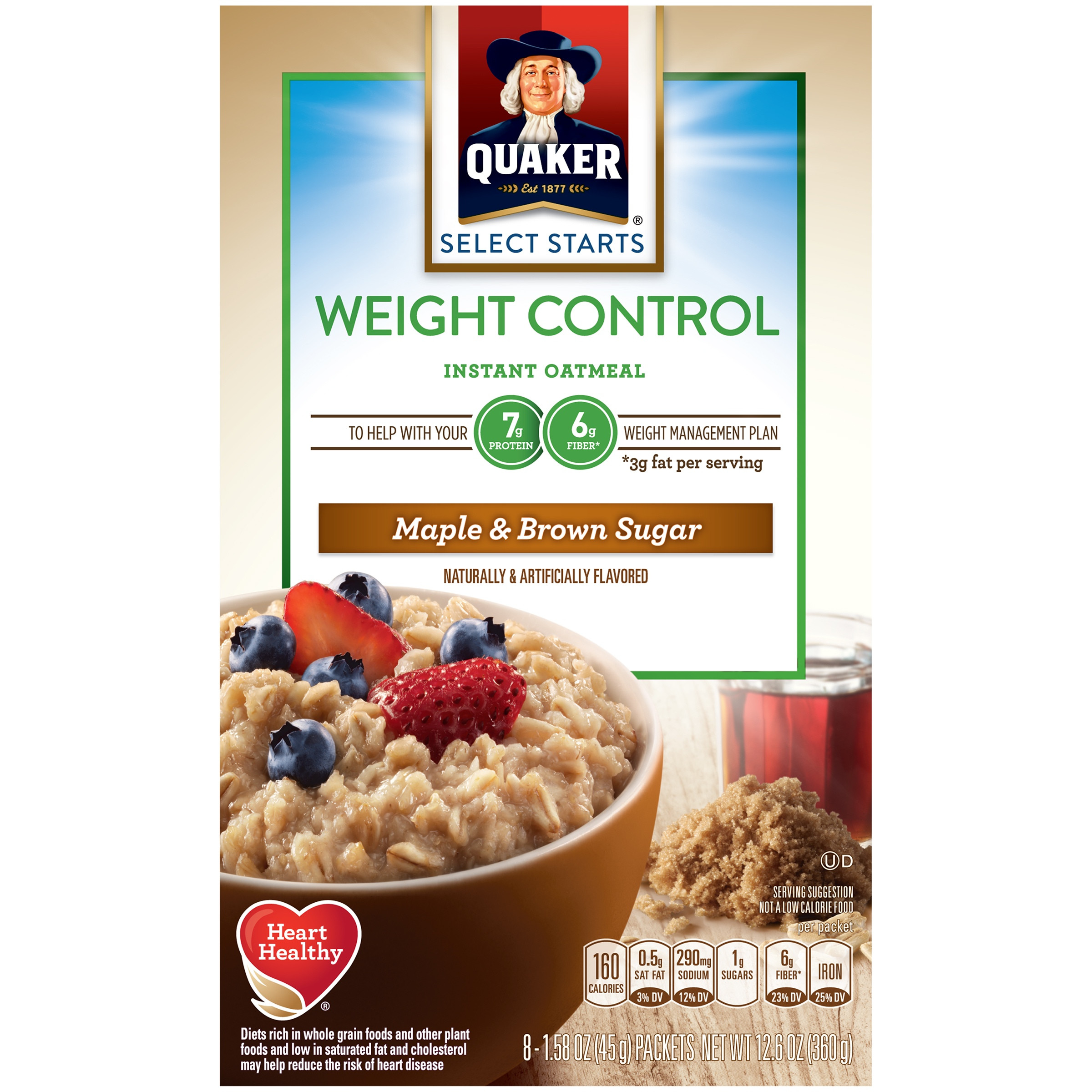 Quaker Oats Weight Control New Quaker Select Starts Weight Control Instant Oatmeal Maple