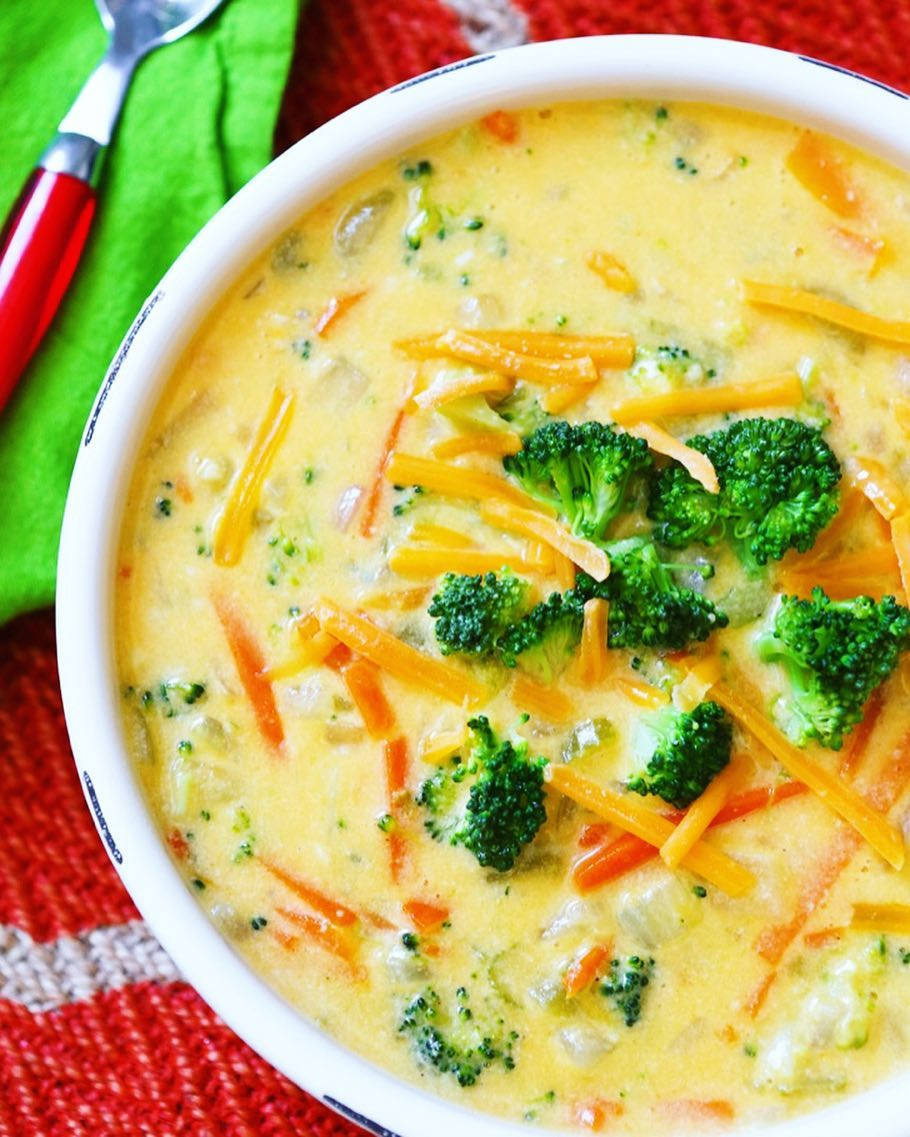 Easy Recipes Broccoli Cheese soup
 to Make at Home