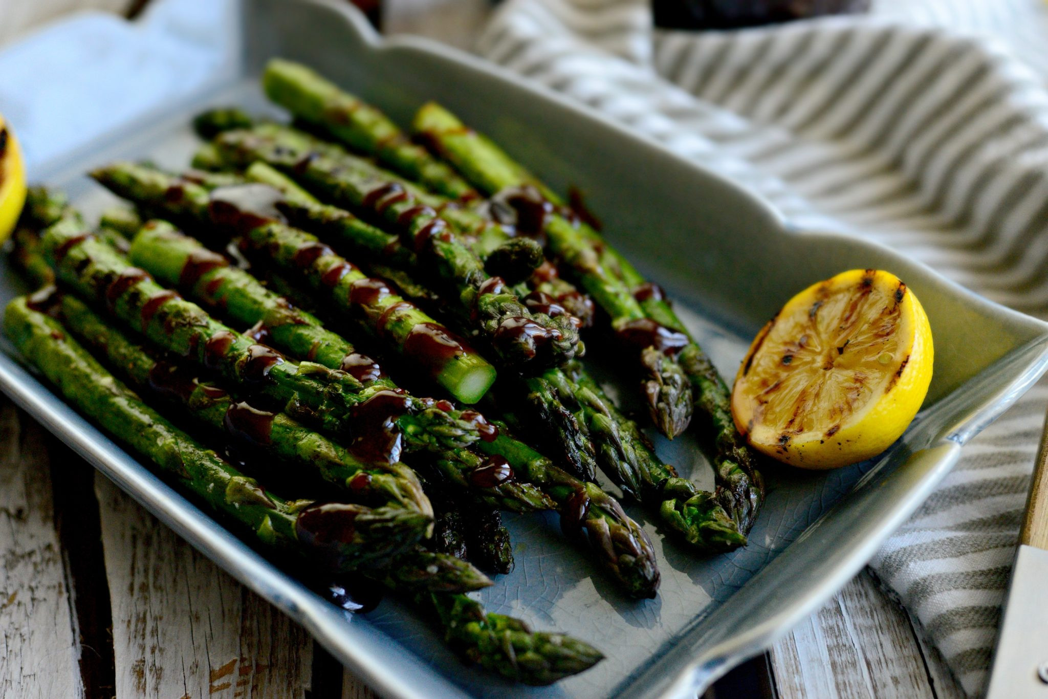 Recipes for Grilling asparagus Beautiful Grilled asparagus with Dijon Mustard Balsamic Vinegar and