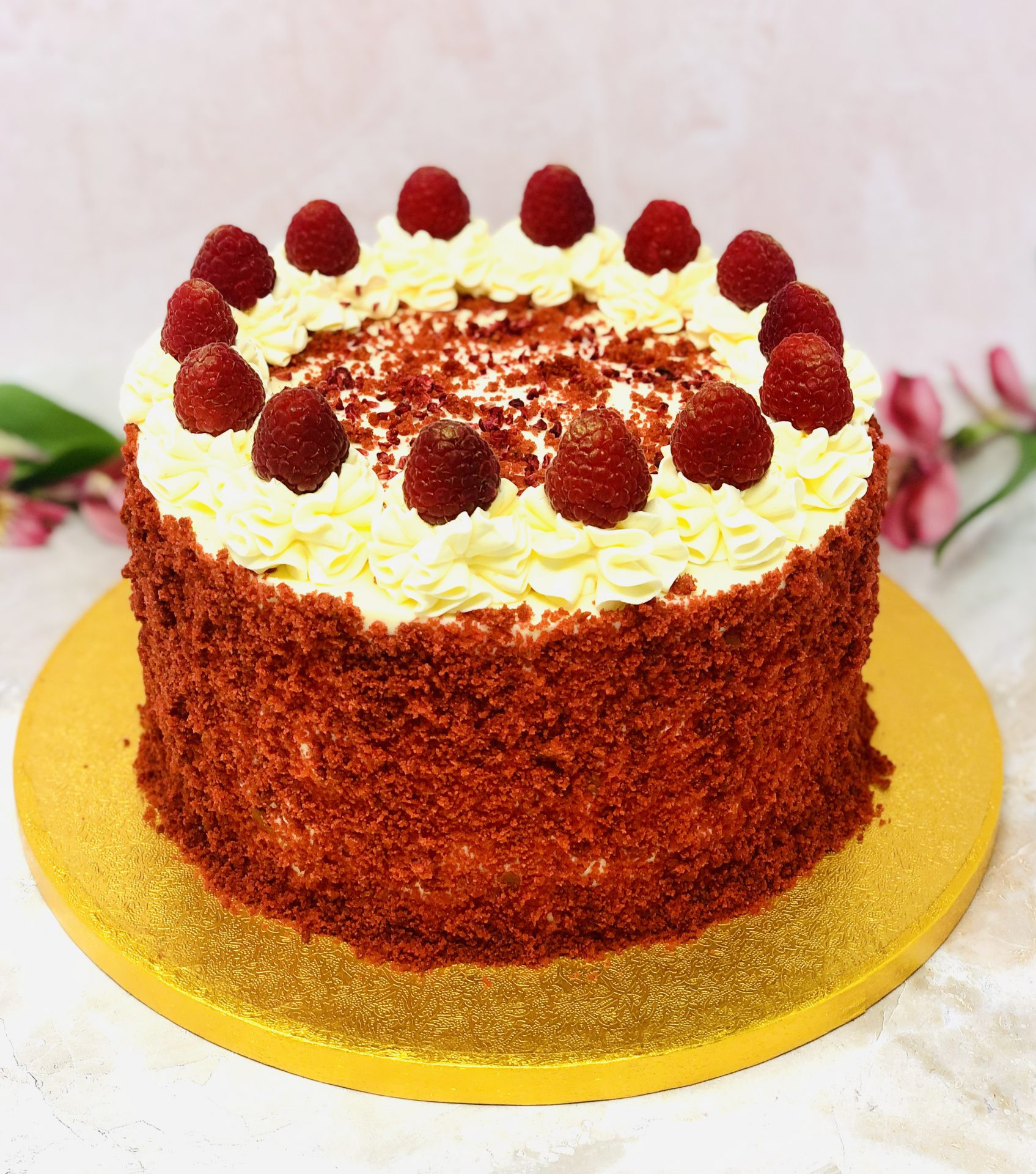 Red Velvet Birthday Cake Elegant Red Velvet Birthday Cake – 8inches – Birthday Cakes