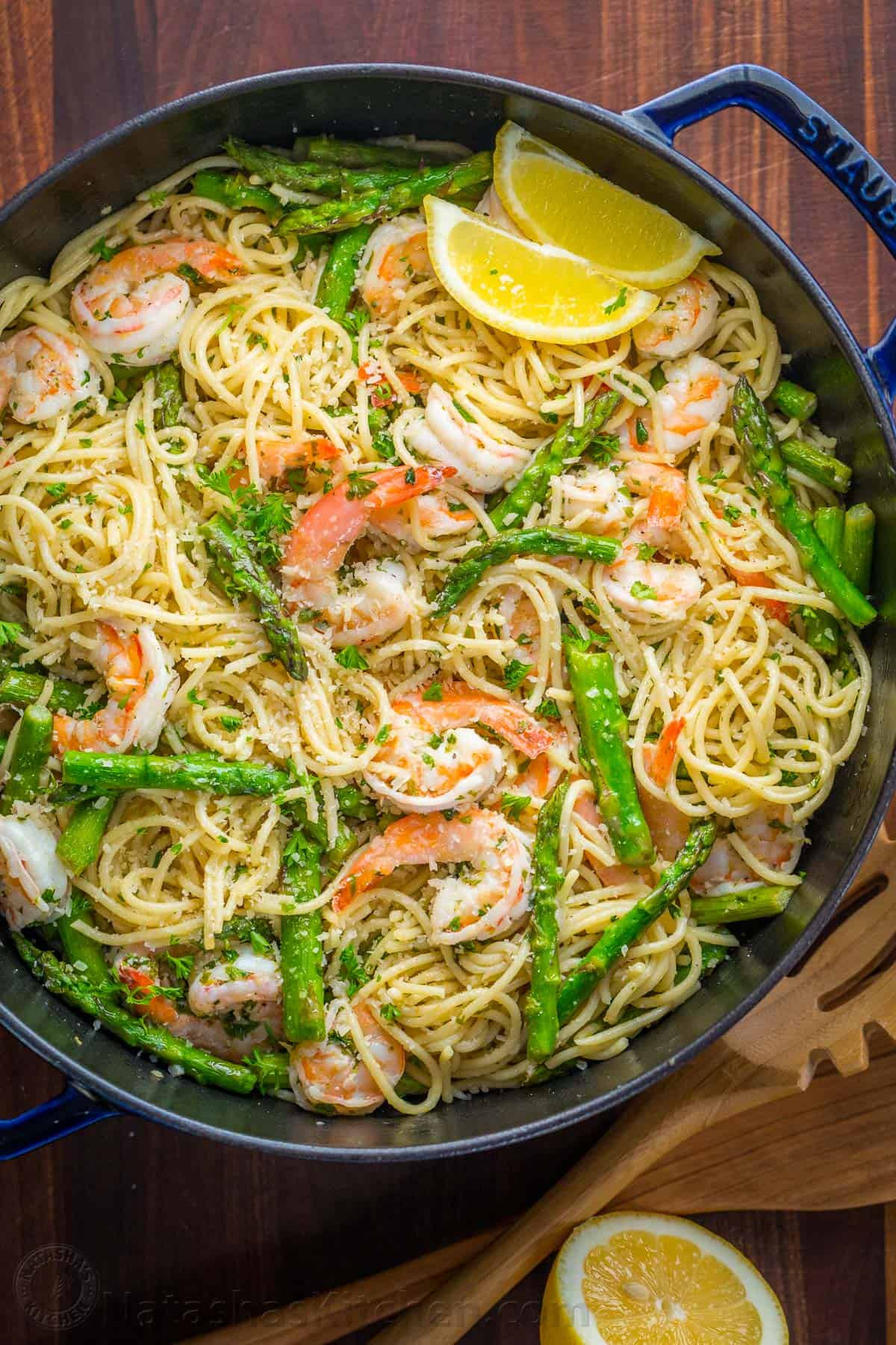 Top 15 Shrimp Scampi with asparagus