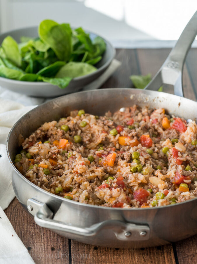 Simple Recipes with Ground Beef and Rice New Italian Beef and Rice Skillet