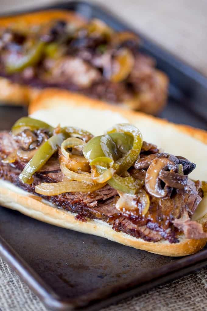 Slow Cooker Philly Cheese Steak Sandwiches Unique Easy Slow Cooker Philly Cheese Steak Sandwiches Dinner