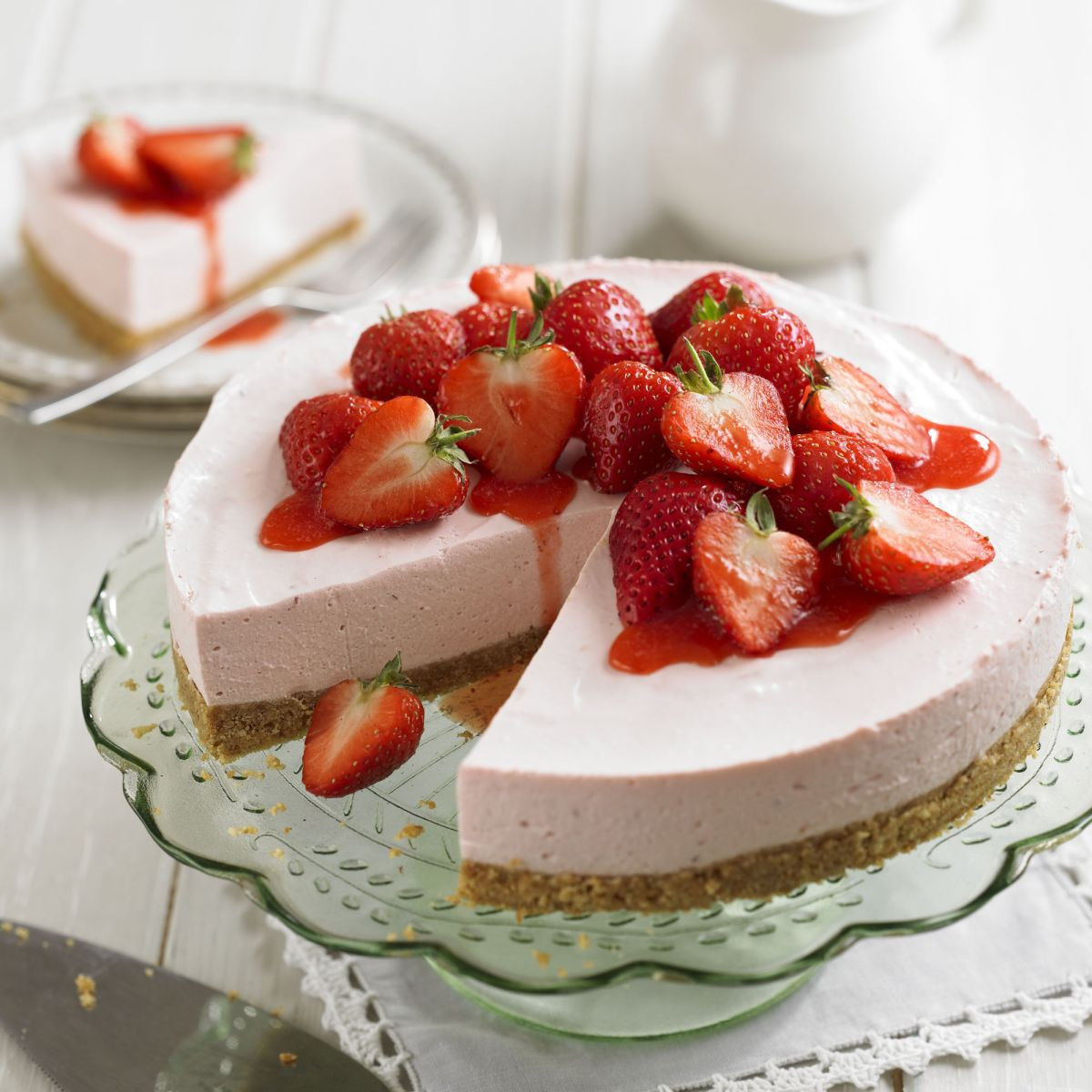 Strawberry Cheesecake Cake Recipe Elegant Strawberry Cheesecake Recipe with Homemade Strawberry