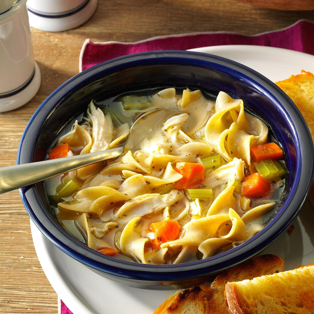 Taste Of Home Chicken Noodle soup Inspirational Cold Day Chicken Noodle soup Recipe