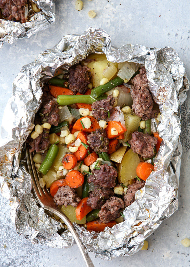 Tin Foil Dinners In Oven Awesome Beef and Veggie Tin Foil Dinners Pletely Delicious