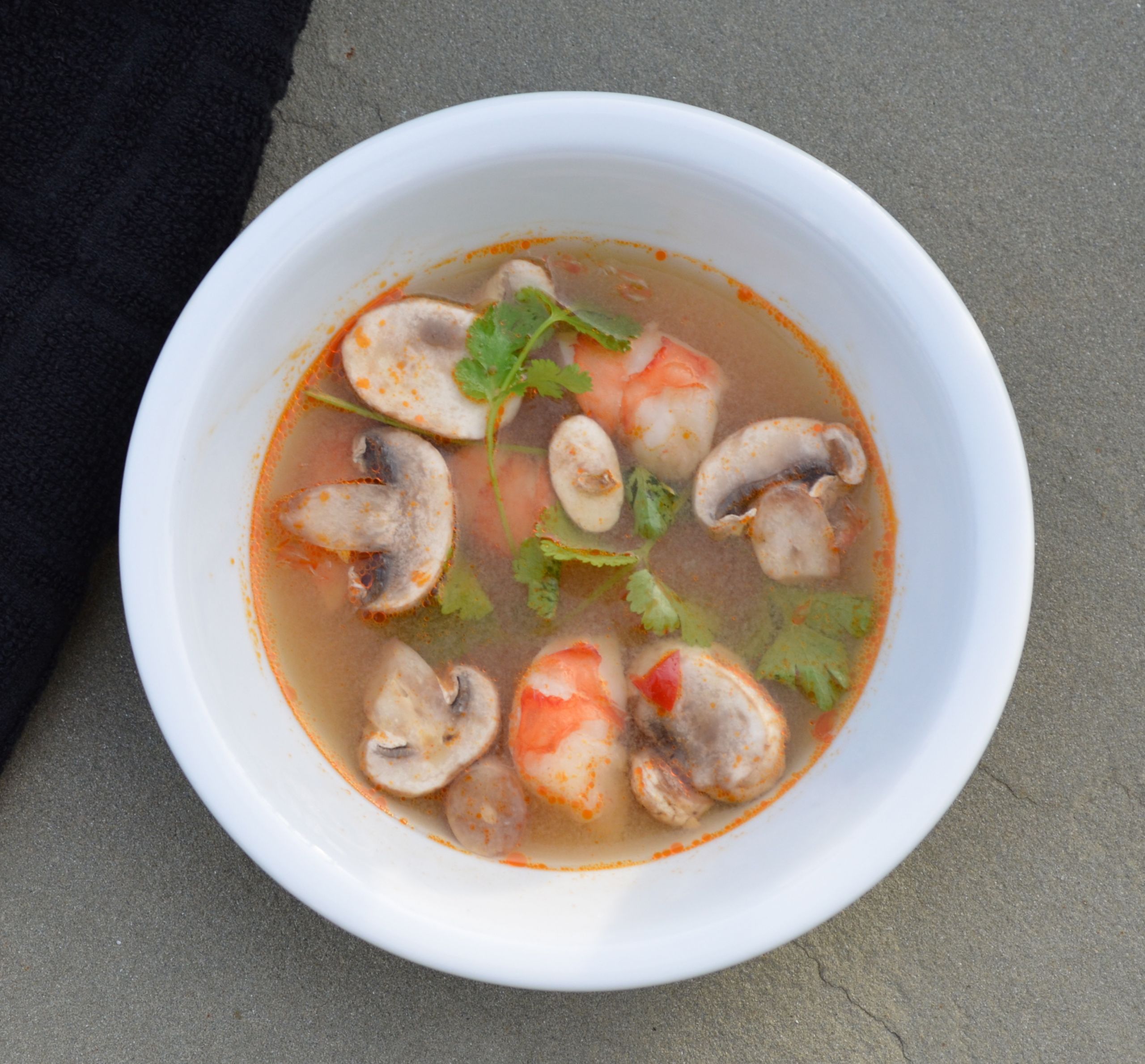Tom Yum Shrimp soup Elegant Thai Hot and sour soup with Shrimp tom Yum