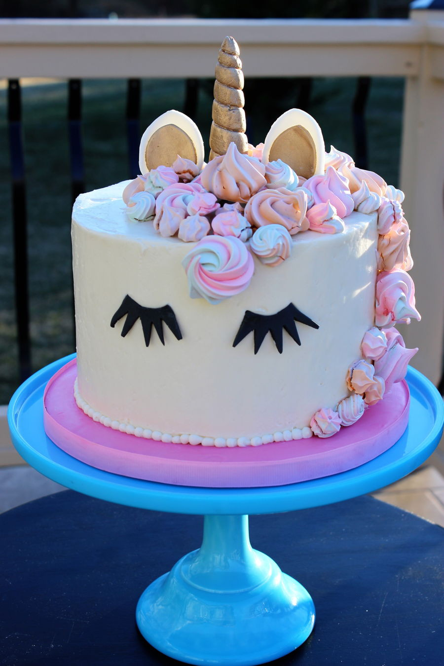 Unicorn Birthday Cake Lovely Unicorn Cake Cakecentral