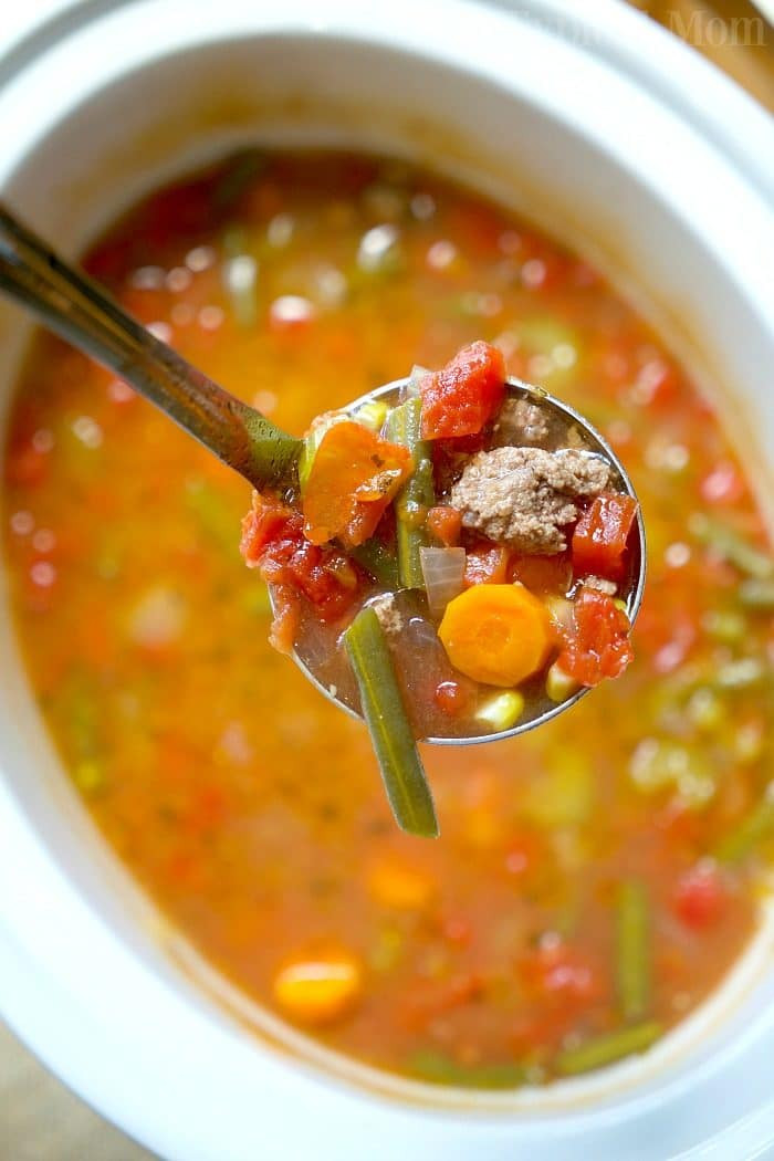 Vegetable Beef soup Recipe Crock Pot Best Of Easy Crock Pot Ve Able Beef soup · the Typical Mom