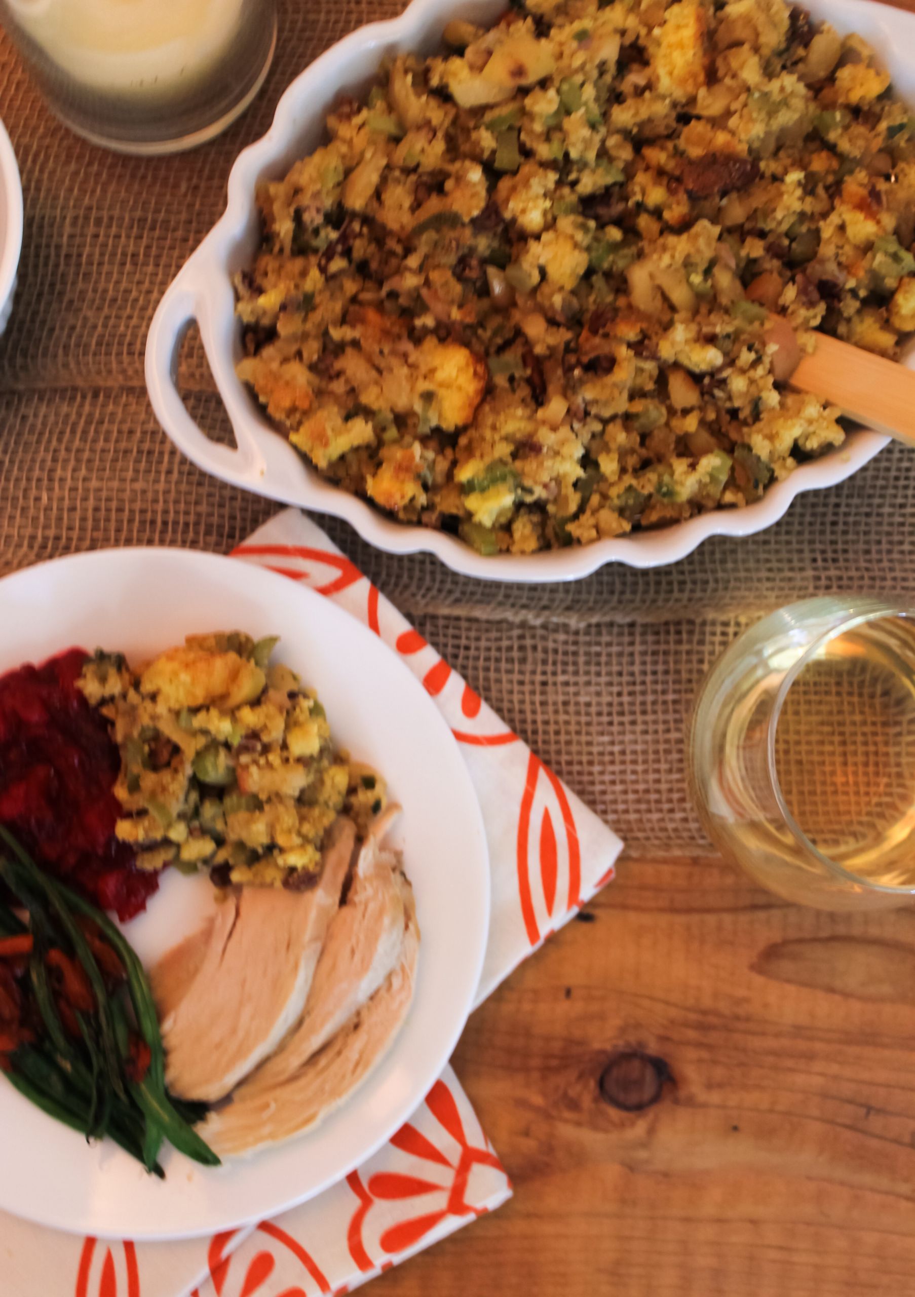Homemade Vegetarian Corn Bread Stuffing
 : Best Ever and so Easy