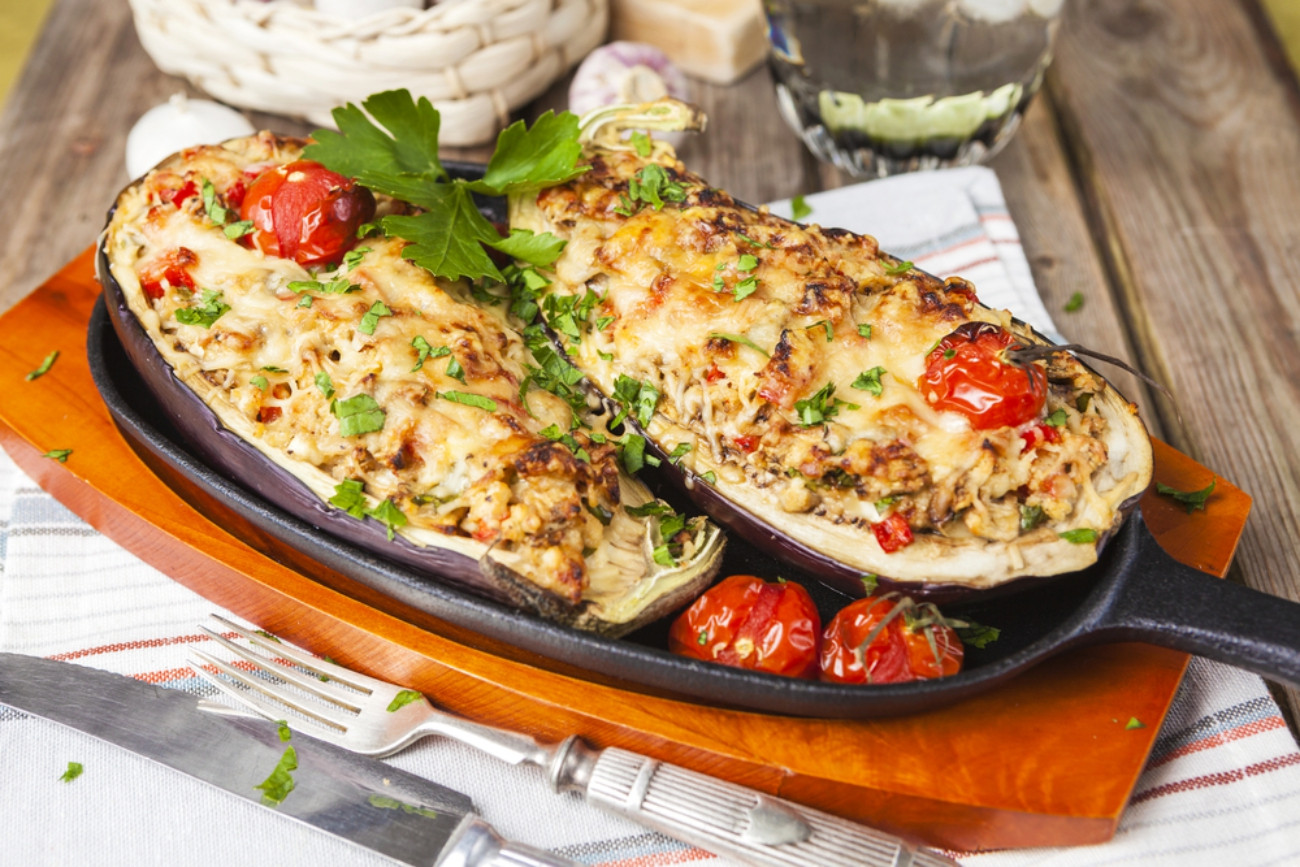 Vegetarian Stuffed Eggplant Inspirational Cheesy Stuffed Eggplant – 12 tomatoes